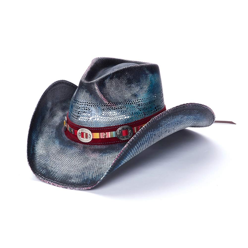Tilley Western Cowgirl Hat for Women with Concho Detail - Stylish & Durable Sun Protection for Outdoor Adventures, Rodeos & Country Events
