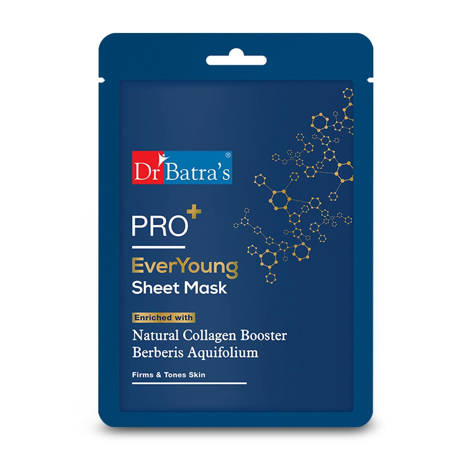 Dr Batra's PRO+ Everyoung Sheet Mask (25g) - Pack of 2 | Hydrating & Anti-Aging Face Mask for Glowing Skin | Perfect for Daily Skincare Routine & Spa Days