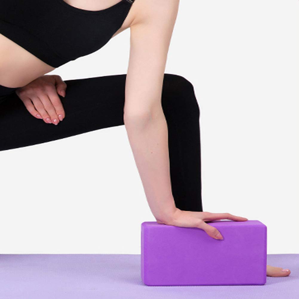 High Density EVA Foam Bricks - Yoga Blocks for Exercise, Strength Training & Pilates - Non-Slip Support for Yoga Poses, Stretching & Home Workouts