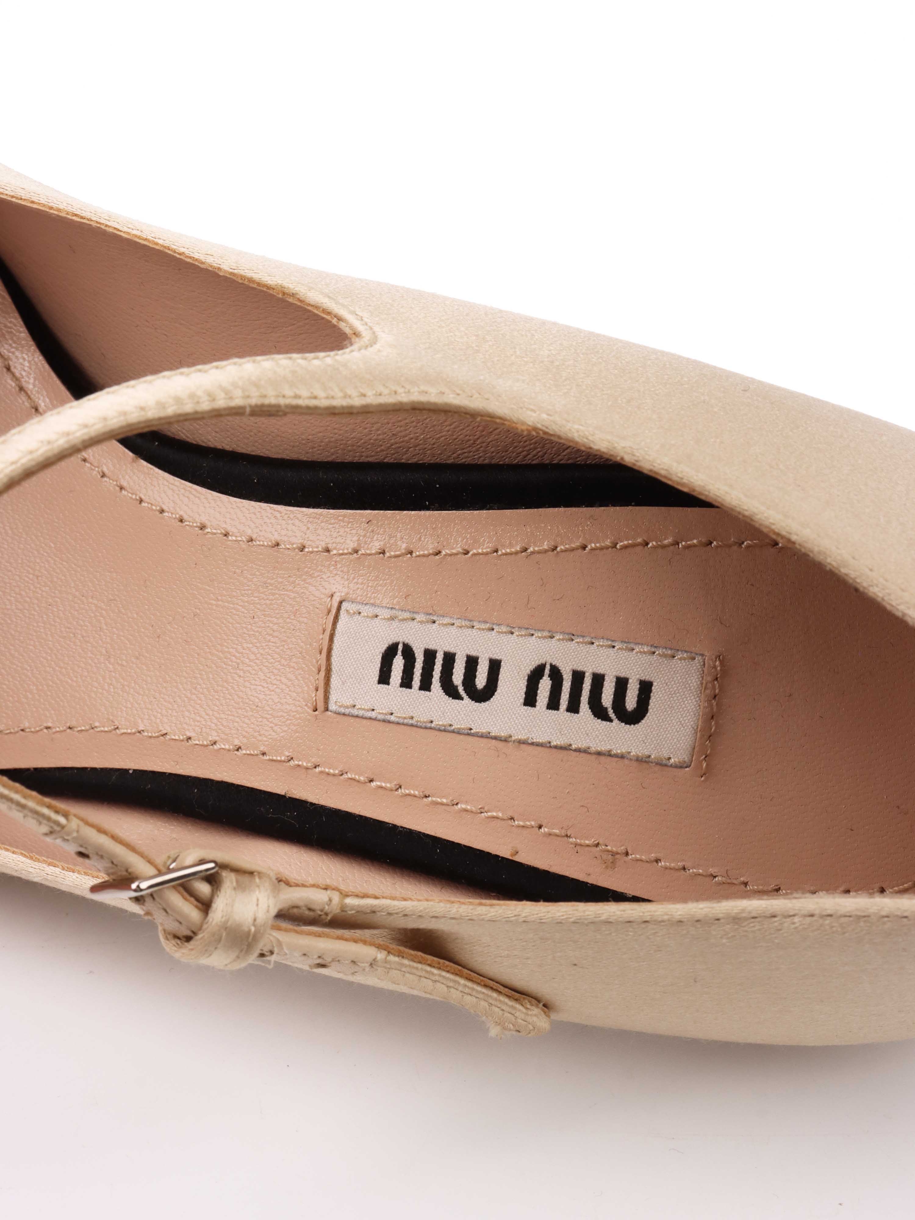 Miu Miu Champagne & Black Crystal Heels Size 35.5 - Elegant Women's Party Shoes for Weddings, Evening Events & Special Occasions