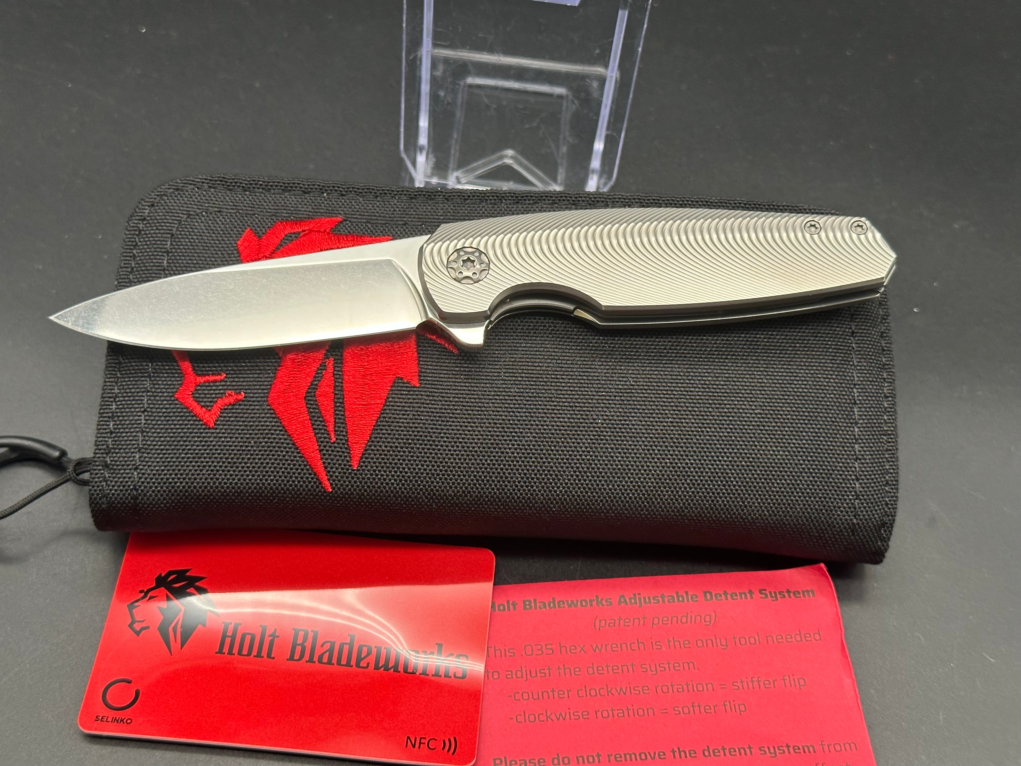 Holt Bladeworks Morpheus #582 - Premium Titanium Folding Knife for EDC, Outdoor & Tactical Use | Perfect for Camping, Hiking & Survival Gear