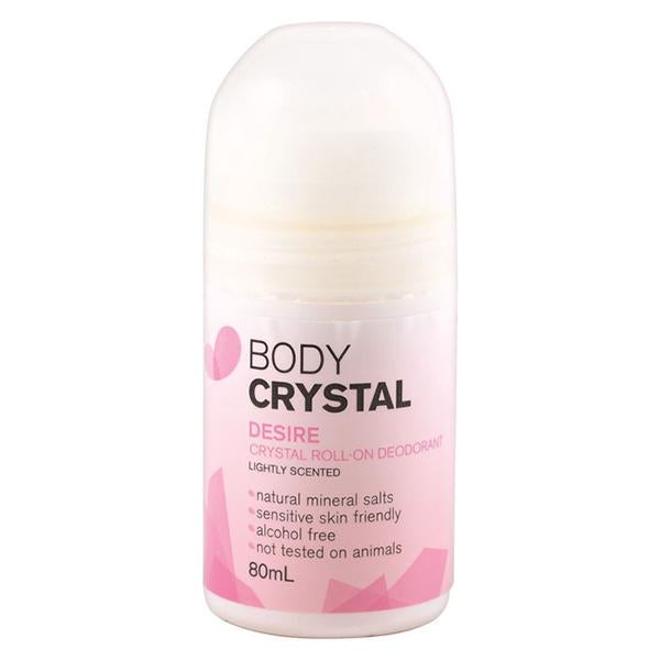 Body Crystal Roll On Desire - Natural Pheromone Perfume for Women, Romantic Date Night & Confidence Booster
