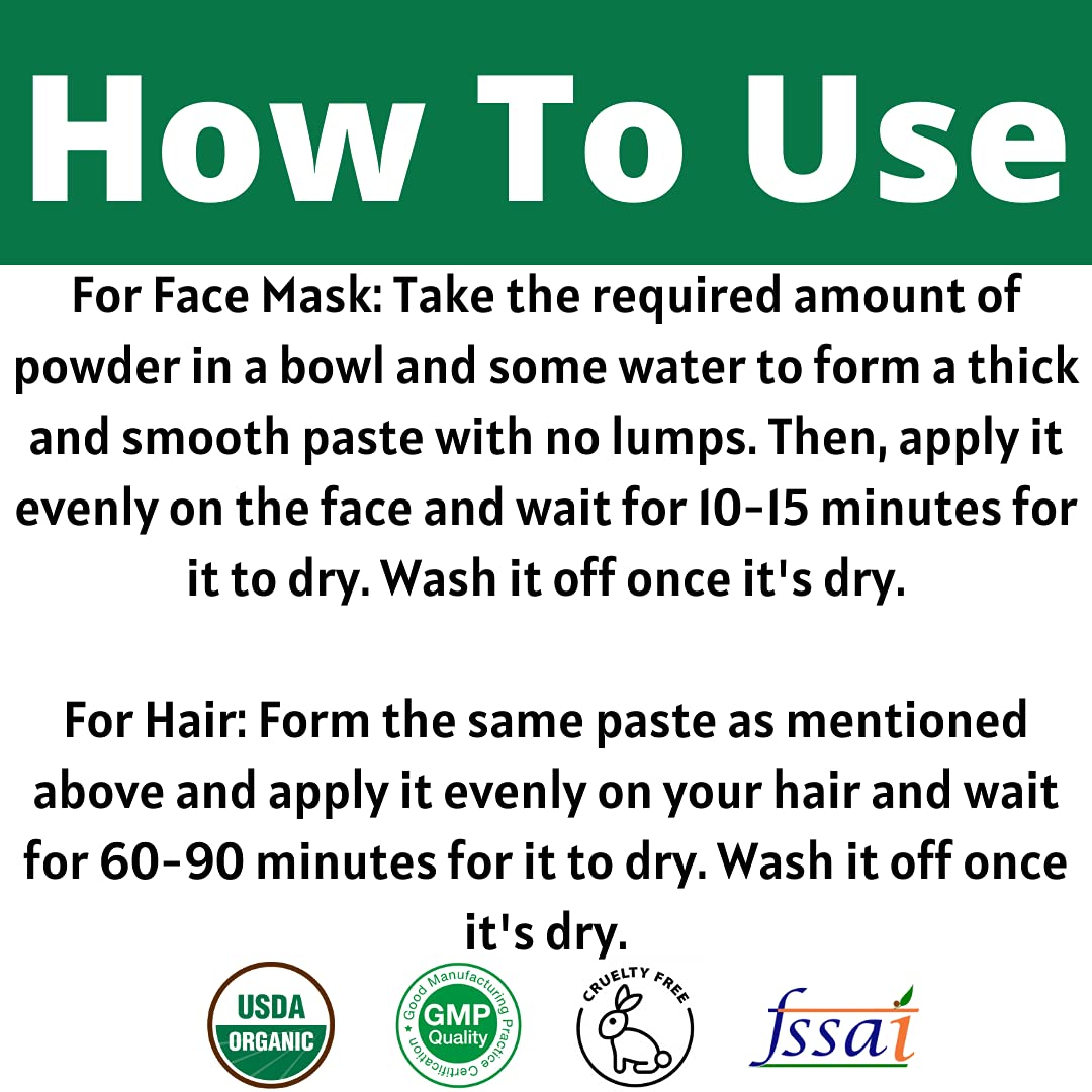 Organic Aloe Vera Powder for Hair & Face | USDA Certified Aloe Barbadensis Extract | 1 Pound (16 oz) | Skin Care, Hair Growth & DIY Beauty Recipes