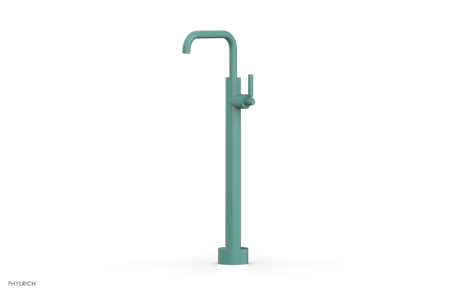 BASIC Low Floor Mount Tub Filler with Lever Handle - D130 45 04 - Durable Bathroom Faucet for Modern Showers & Bathtubs