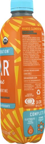 Organic Mango Clementine Drink by Roar Beverages - 18 oz | Refreshing & Healthy Fruit Beverage for Energy Boost, Hydration & On-the-Go Lifestyle
