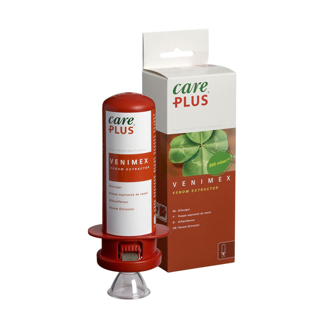 Care Plus Venimex Venom Extractor Kit - First Aid for Snake & Insect Bites - Emergency Outdoor Safety for Camping, Hiking & Travel