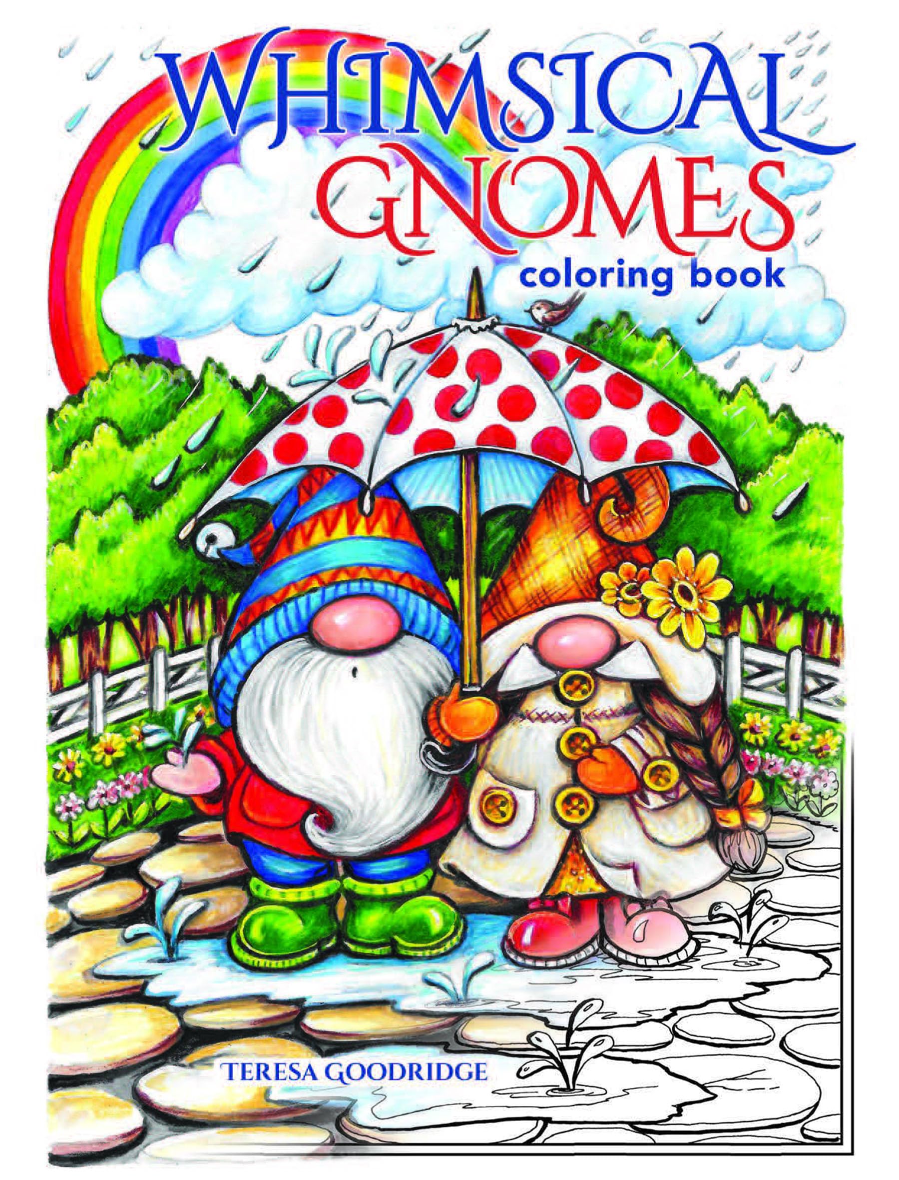 Whimsical Gnomes Coloring Book for Adults - Relaxing & Stress Relief Art Therapy - Dover Adult Coloring Books - Perfect for Gifts, Meditation & Home Decor