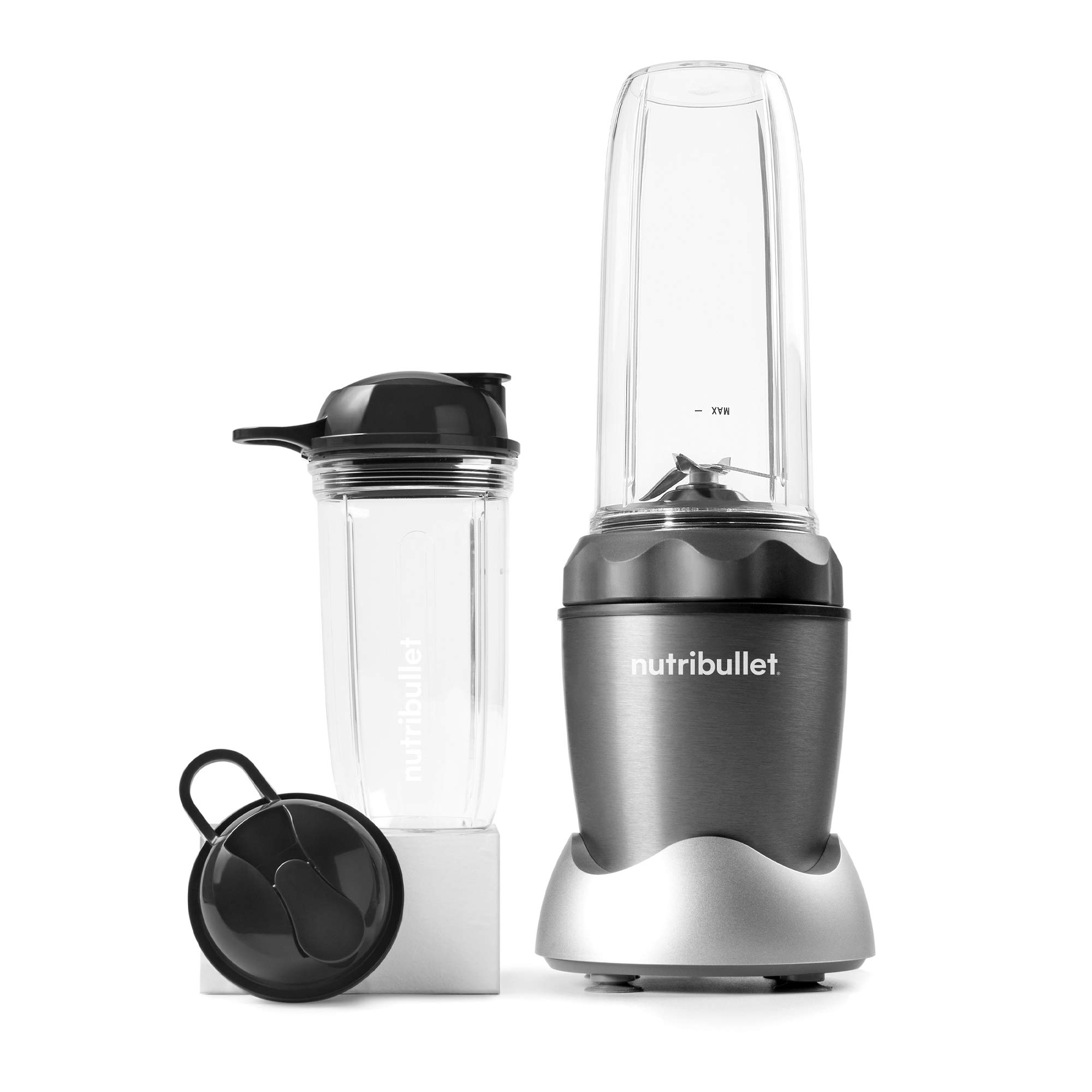 NutriBullet ZNB30100Z Pro 1000 Watt Personal Blender with 32-Ounce Cup - Light Gray | Perfect for Smoothies, Protein Shakes & Meal Prep at Home or Gym