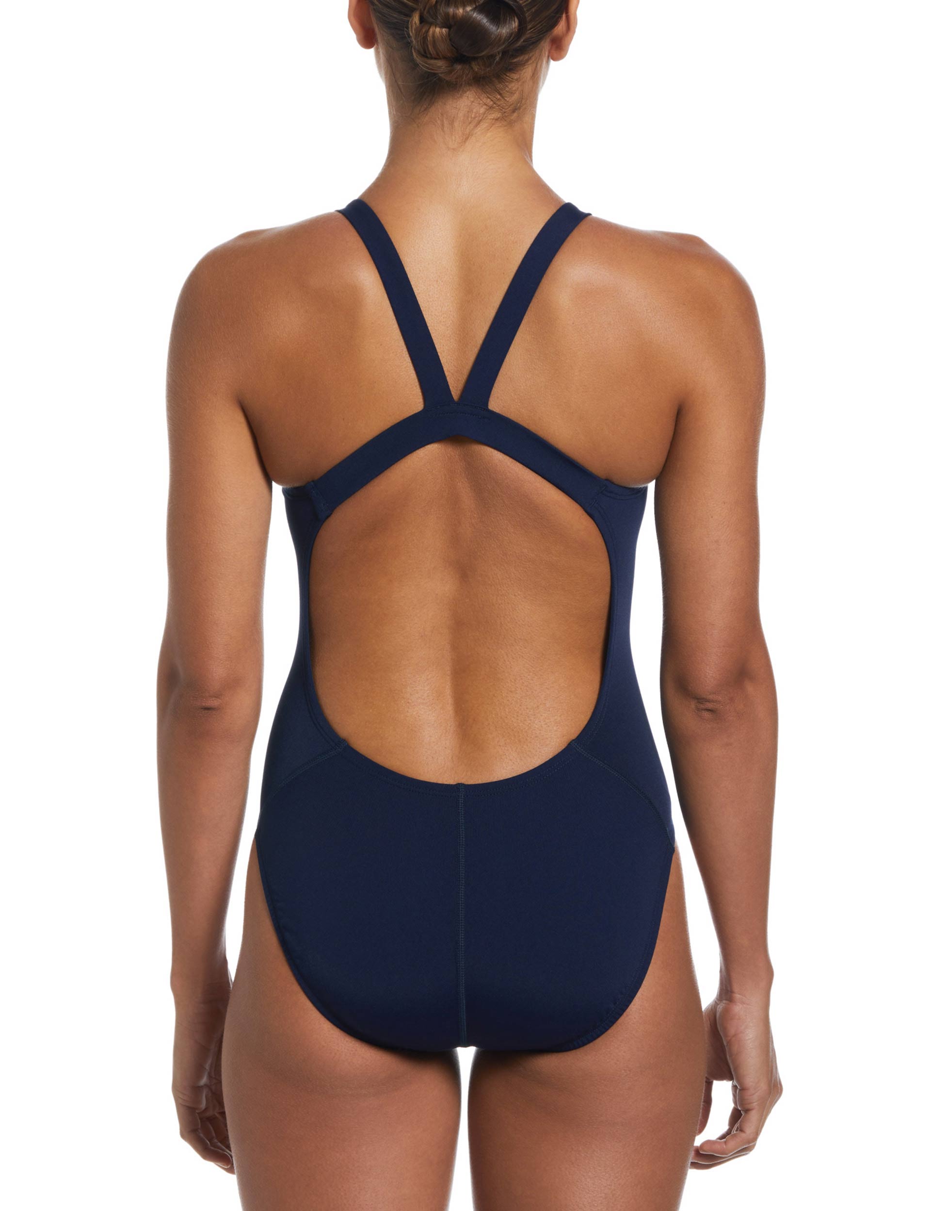 Fastback One Piece Swimsuit for Women - Midnight Navy Color - High Waisted Tummy Control Bathing Suit - Perfect for Beach, Pool & Summer Vacations