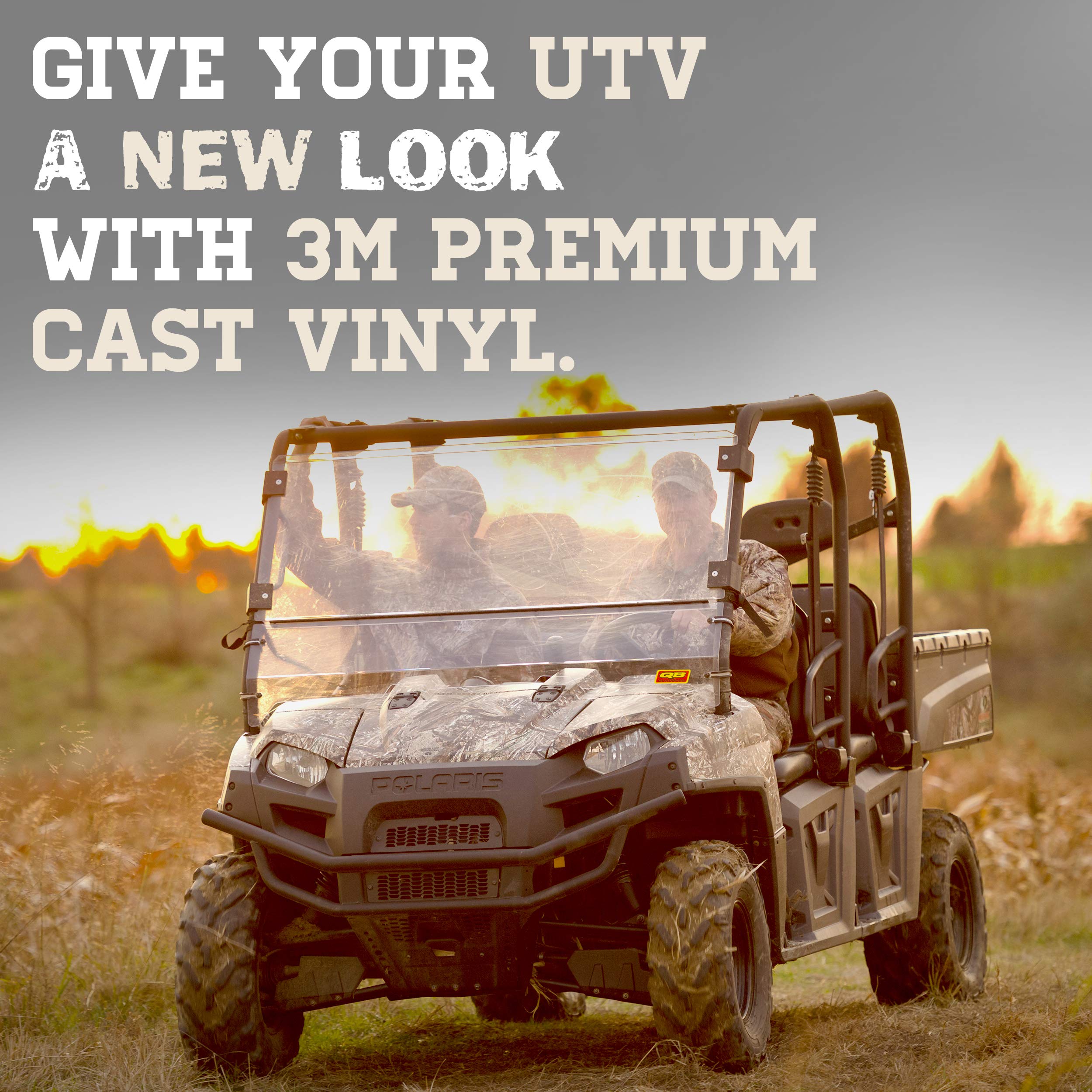 Mossy Oak Country DNA UTV Vinyl Wrap Kit - Easy to Install Matte Camouflage Wrap for Side-by-Side UTVs - Perfect for Hunting, Off-Roading & Outdoor Adventures