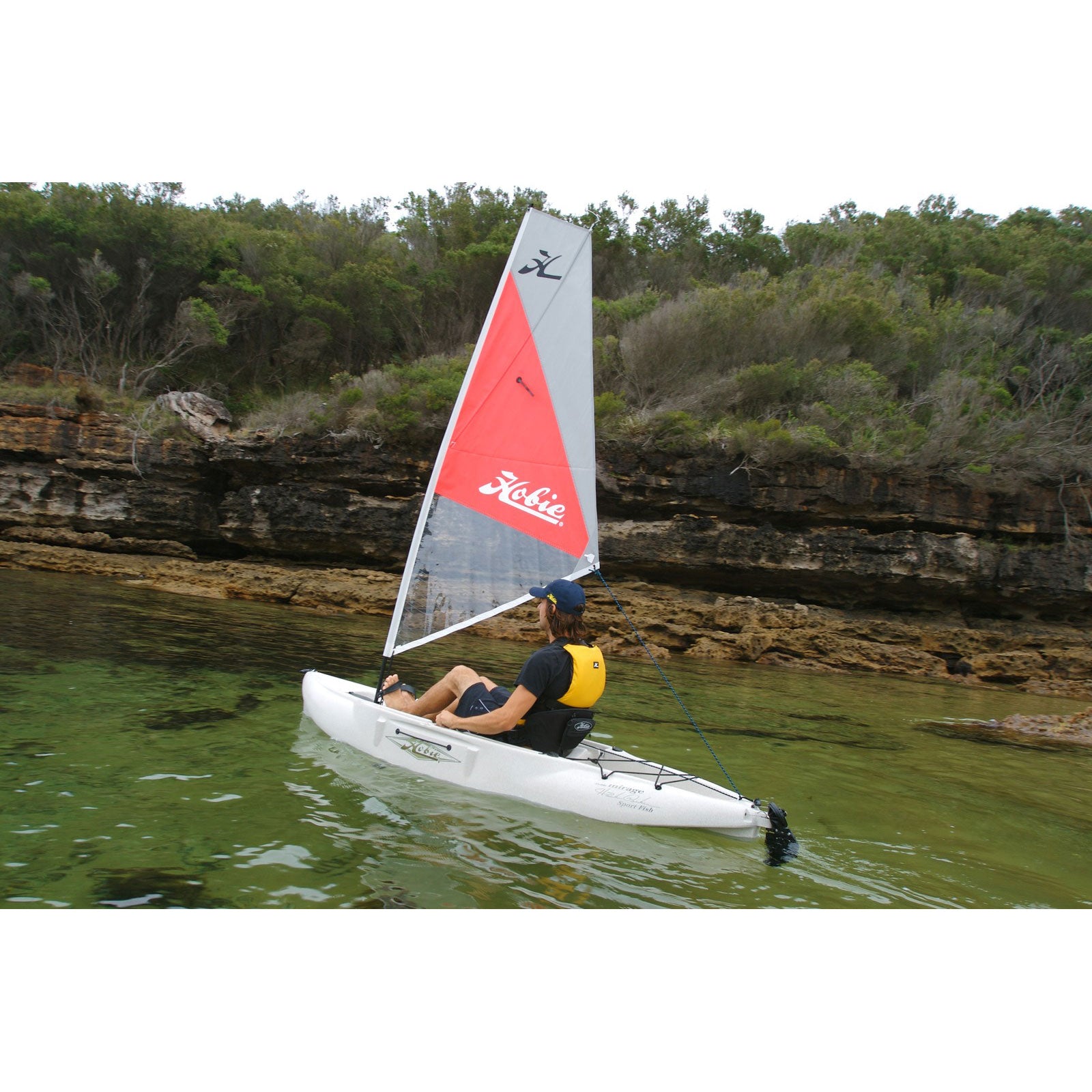Hobie Mirage Kayak Sail Kit - Lightweight & Durable Kayak Sailing Accessory for Outdoor Water Sports | Perfect for Fishing, Recreation & Adventure Paddling