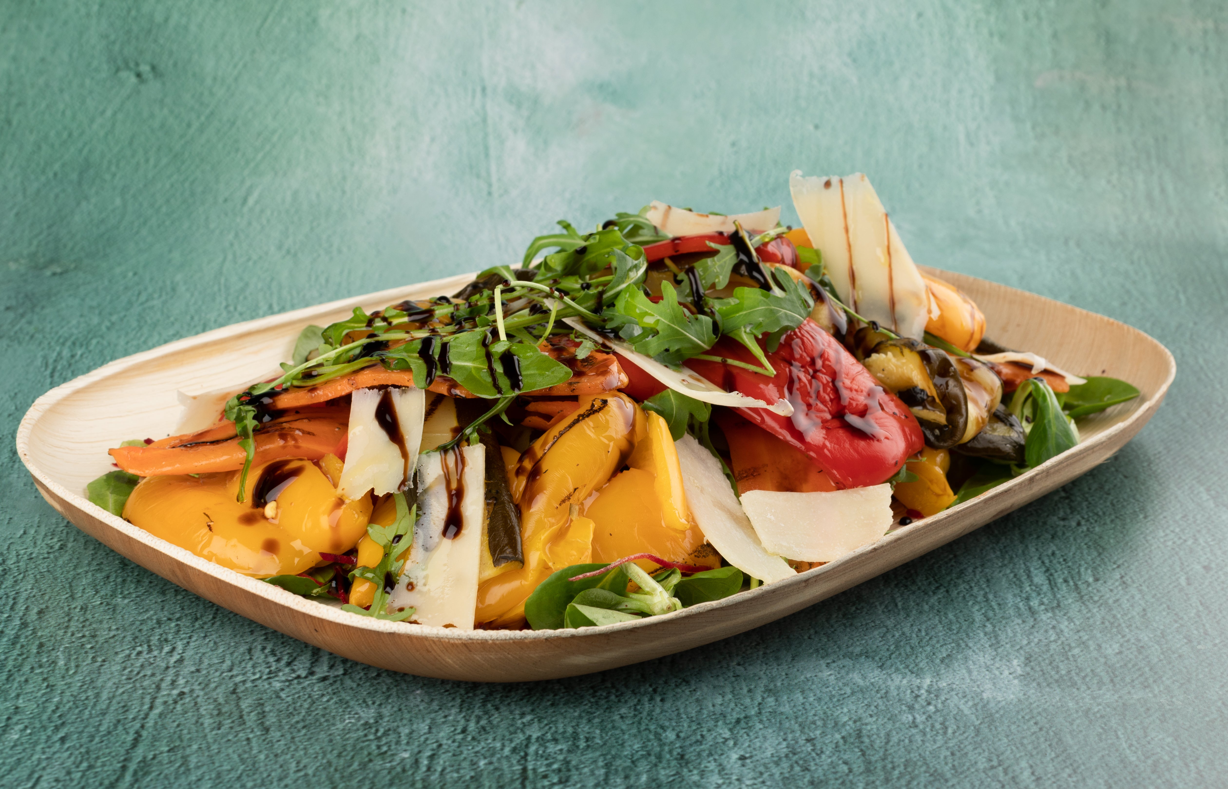 Premium Palm Leaf Catering Trays - Eco-Friendly Disposable Serving Plates for Parties, Weddings & Events - Biodegradable & Sustainable Tableware for Outdoor Dining