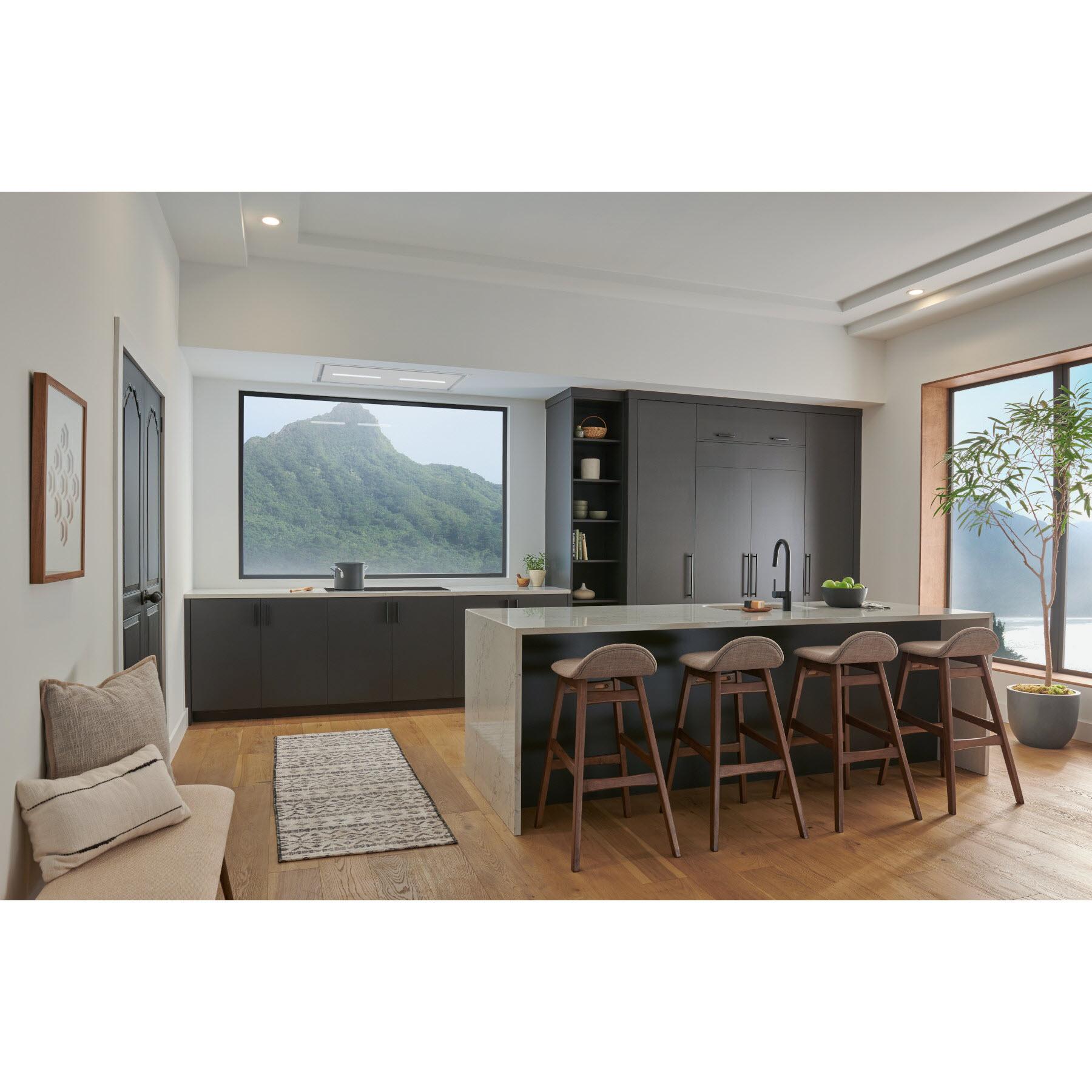 43 Inch HBC1 Series Under Cabinet Range Hood - HBC143EWH - Powerful 400 CFM Ventilation for Kitchen, Stainless Steel, LED Lighting - Perfect for Home Cooking, Grilling & Baking