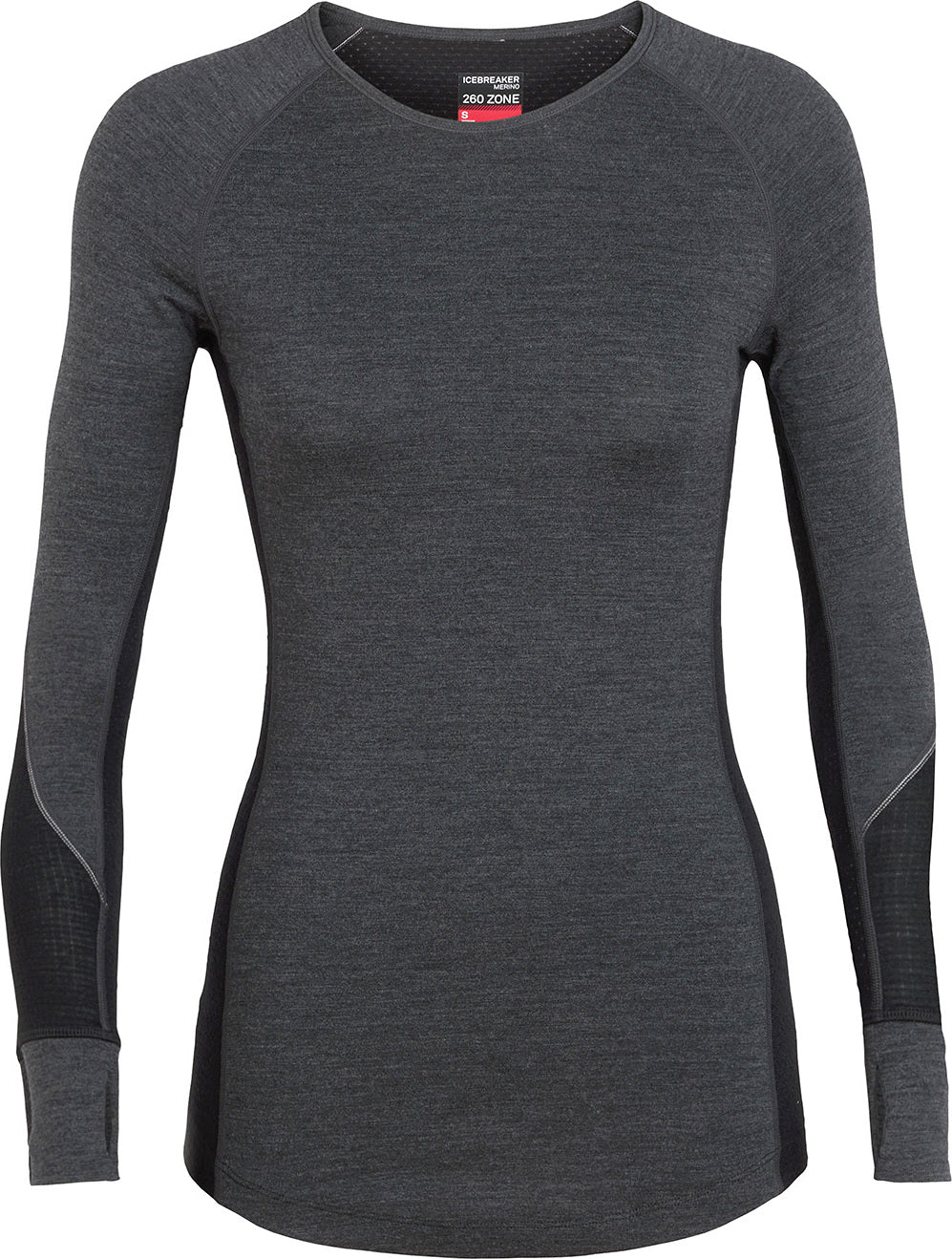 260 Zone Long Sleeve Crewneck Thermal Shirt for Women - Warm Winter Base Layer Top for Hiking, Skiing & Outdoor Activities