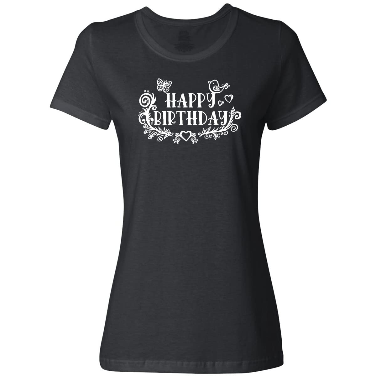 Pretty Paisley Happy Birthday Women's T-Shirt | Floral Birthday Gift Tee for Her | Casual Wear & Party Outfit
