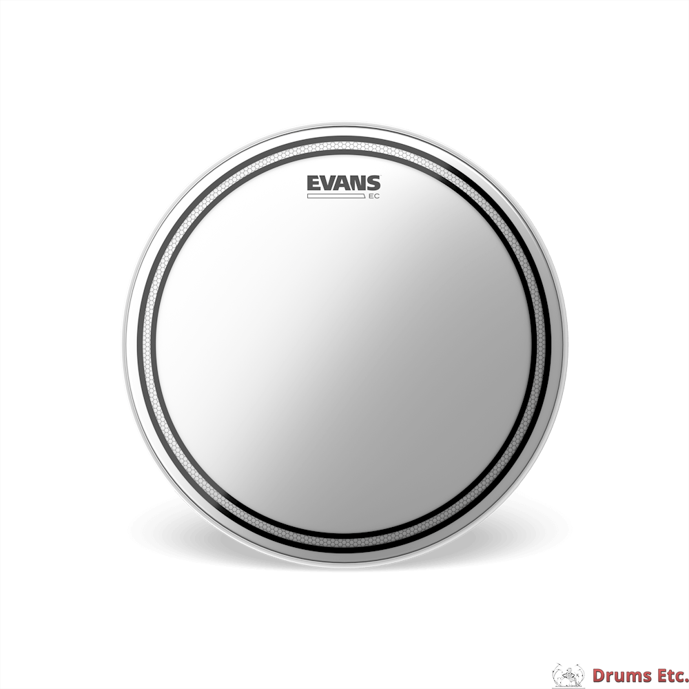 Evans 12 Inch EC Snare Drum Head B12ECS - Premium Drumhead for Crisp Sound & Durability - Perfect for Live Performances, Studio Recording & Practice Sessions