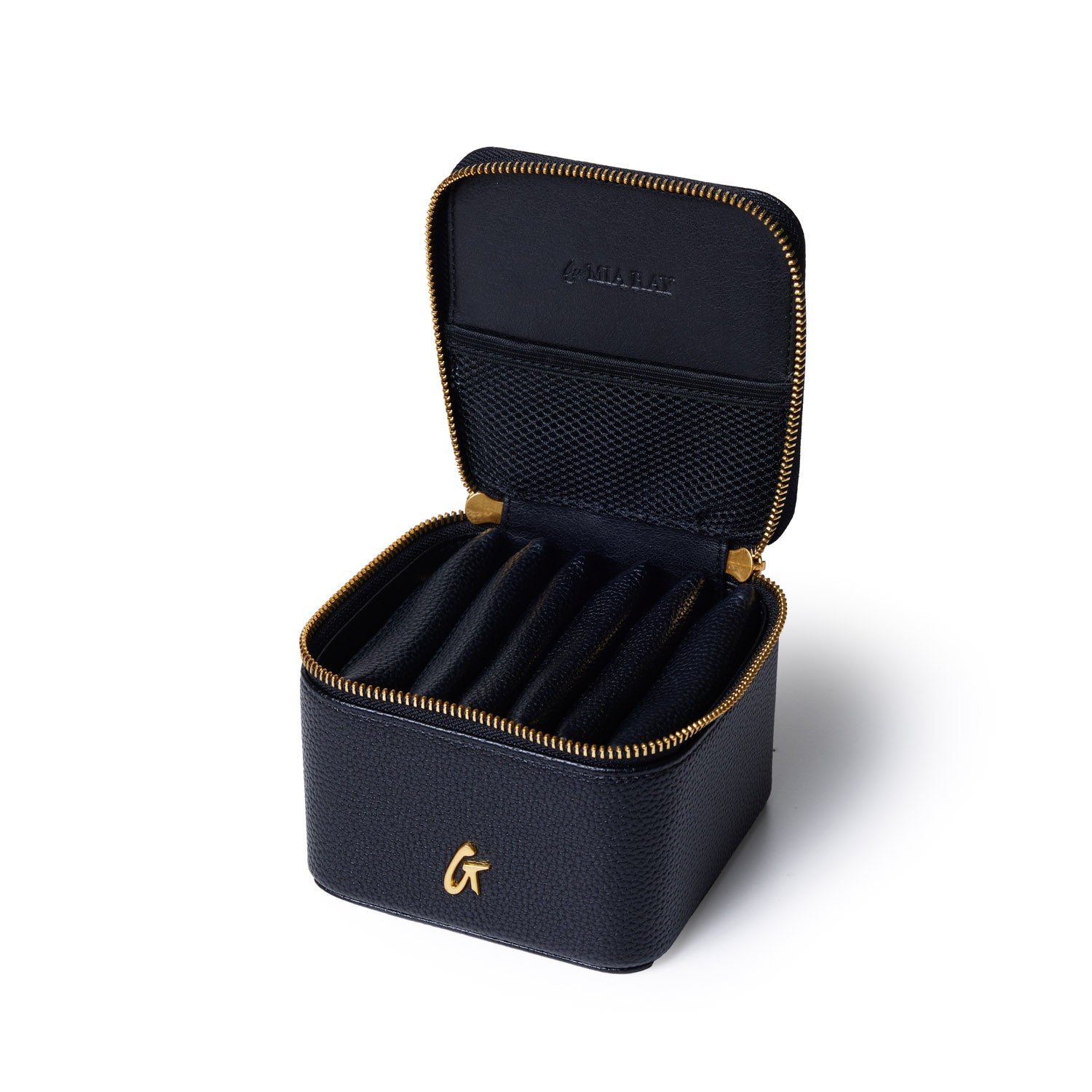 Pebble Jewelry Organizer Box - Black Velvet Travel Jewelry Case for Necklaces, Rings & Earrings | Perfect for Home Storage, Travel & Gifts