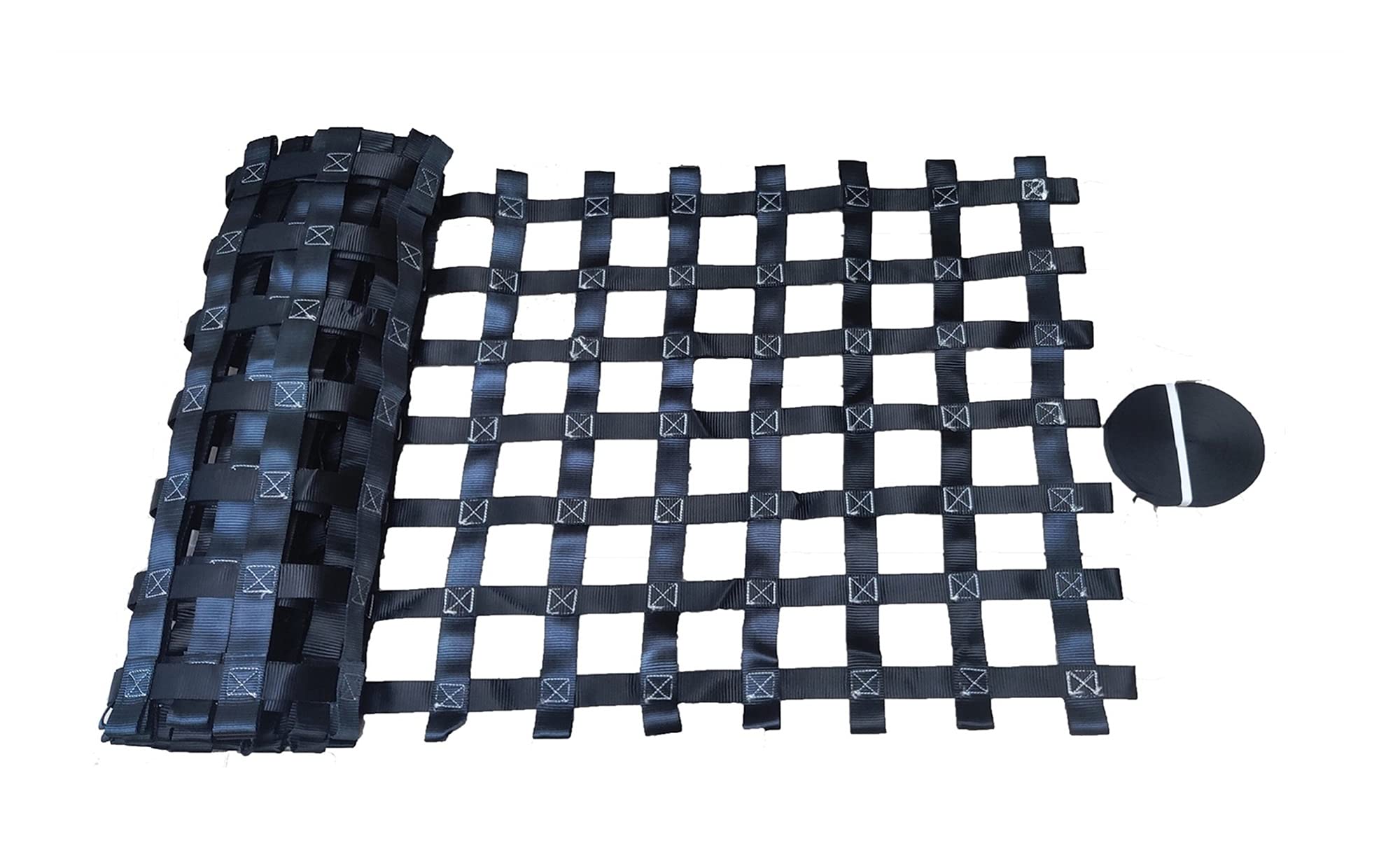 Kids Climbing Cargo Net - Indoor/Outdoor Ninja Obstacle Course Equipment | Jungle Gym Rope Ladder & Swing Set for Backyard, Treehouse, Playground (Great for Backyard Adventures, Ninja Training & Outdoor Play)