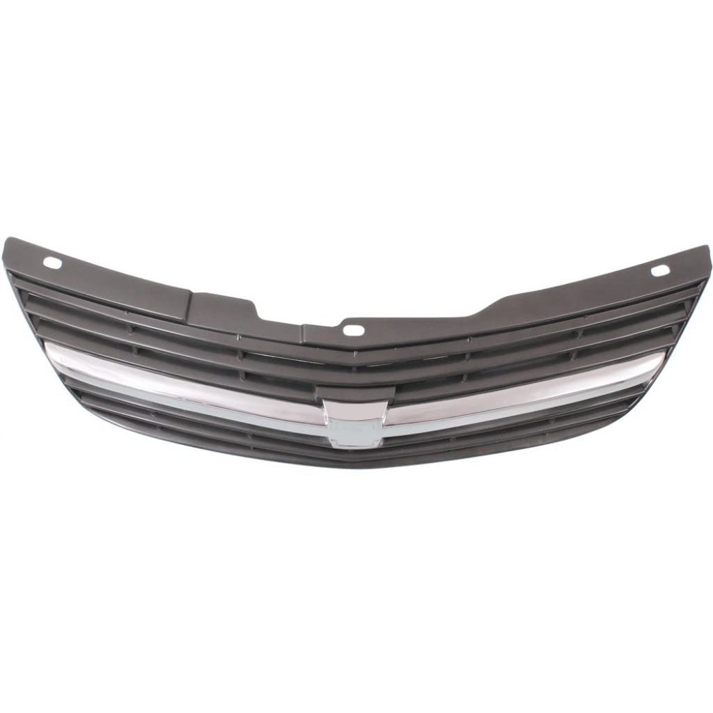 Chevy Impala 2001-2005 Grille Replacement - Dark Gray Chrome for Base/LS Models | Perfect for Car Restoration & Upgrades