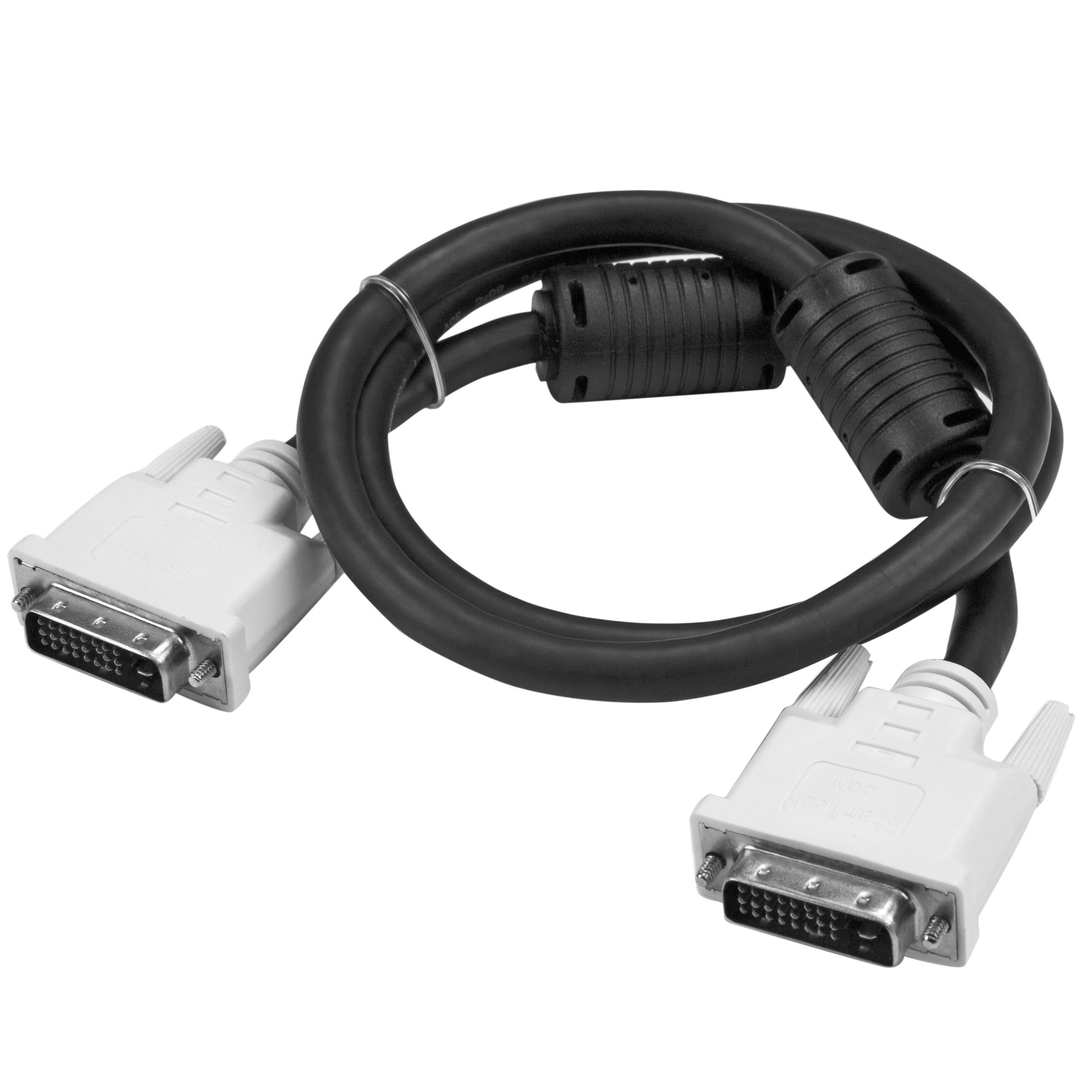 StarTech.com 3ft DVI-D Dual Link Cable - Male to Male - 2560x1600 Resolution - High-Speed Digital Video Cable for Computer Monitors, Gaming, and Home Theater Systems (DVIDDMM3)