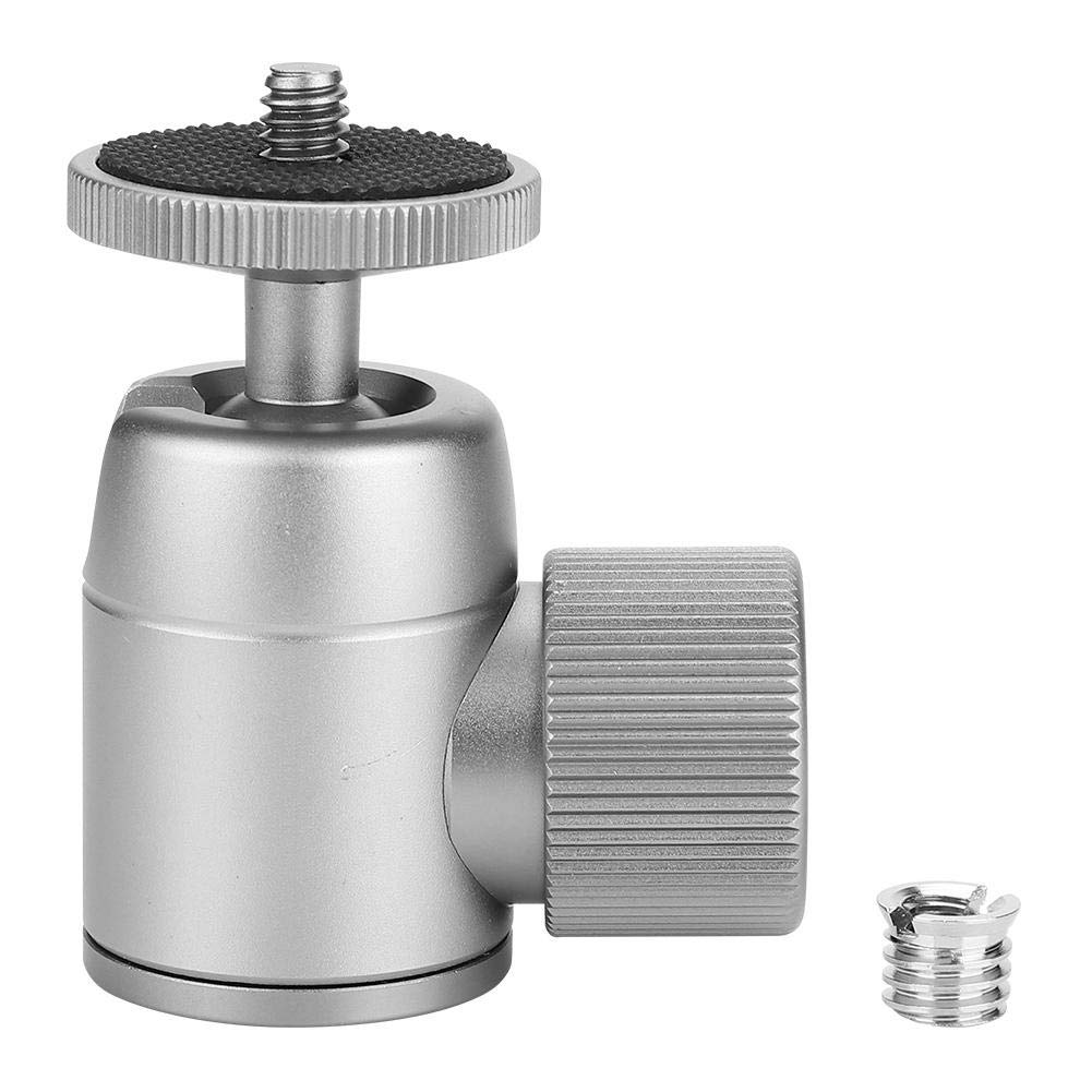VELEDGE 360° Panoramic Mini Ball Head Tripod Mount with 3/8'' to 1/4'' Adapter - Compatible with DSLR Cameras, Smartphones & Action Cameras - Perfect for Travel, Vlogging & Outdoor Photography
