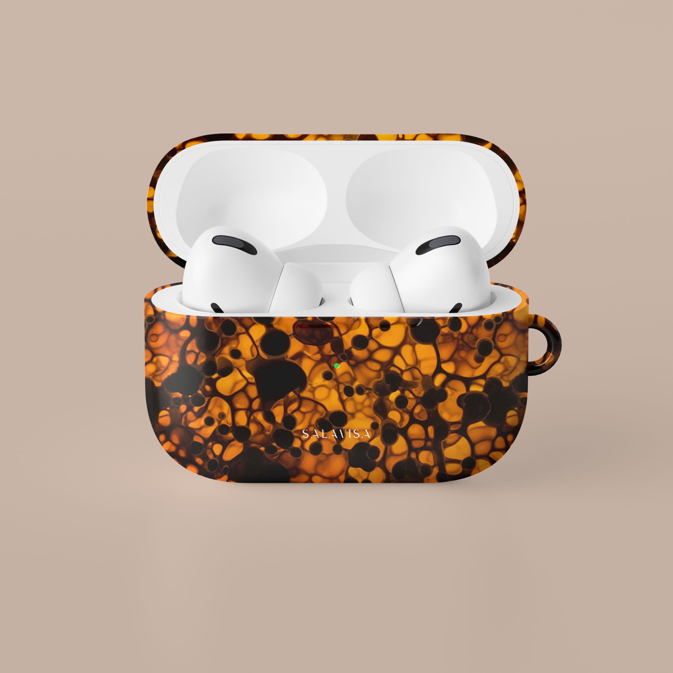 Premium Dark Amber AirPods Pro Case - Shockproof Protective Cover with Wireless Charging for Apple AirPods 1/2/3 - Perfect for Gym, Travel & Everyday Use