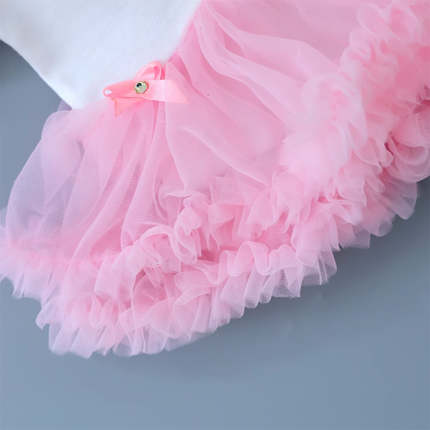 MAIHAO Reborn Baby Doll Clothes - Pink Crown Dresses for 17-22 Inch Newborn Baby Doll Girls | Outfit & Skirt Accessories | Perfect for Dress-Up, Collecting & Role Play