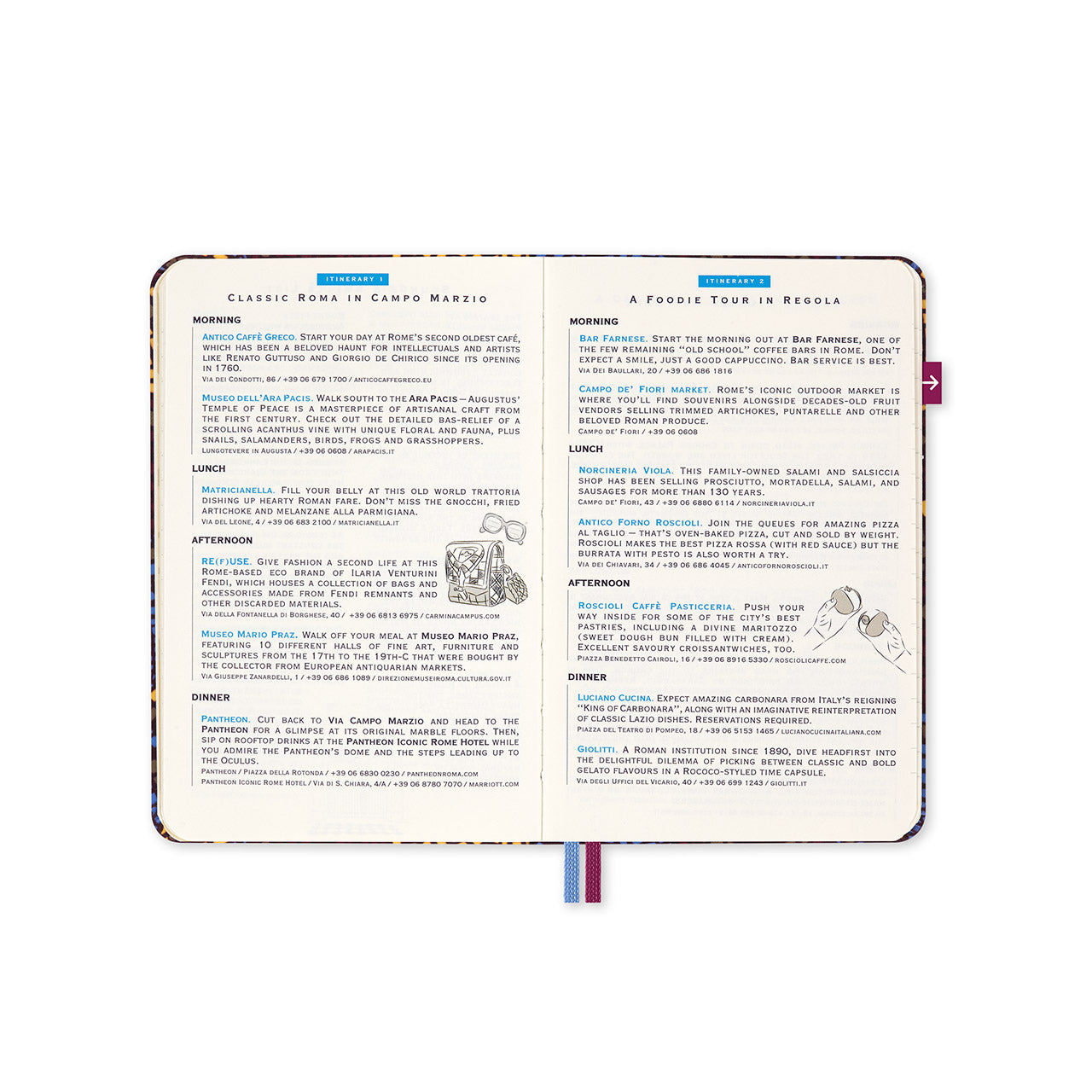 LUXE City Travel Notebook Rome - Premium Leather Journal for Travelers, Perfect for Writing, Sketching & Memory Keeping - Ideal for Rome Trips, Souvenirs & Gift Giving