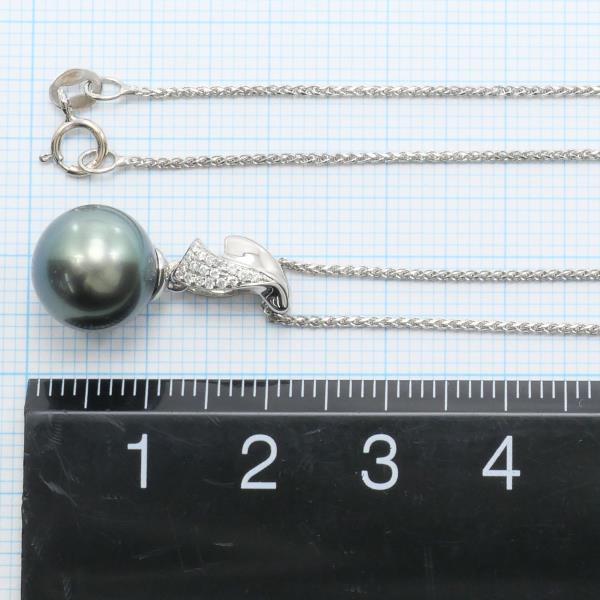 18K White Gold Pearl Necklace 45cm - Classic Elegant Jewelry for Women | Perfect for Weddings, Anniversaries & Special Occasions
