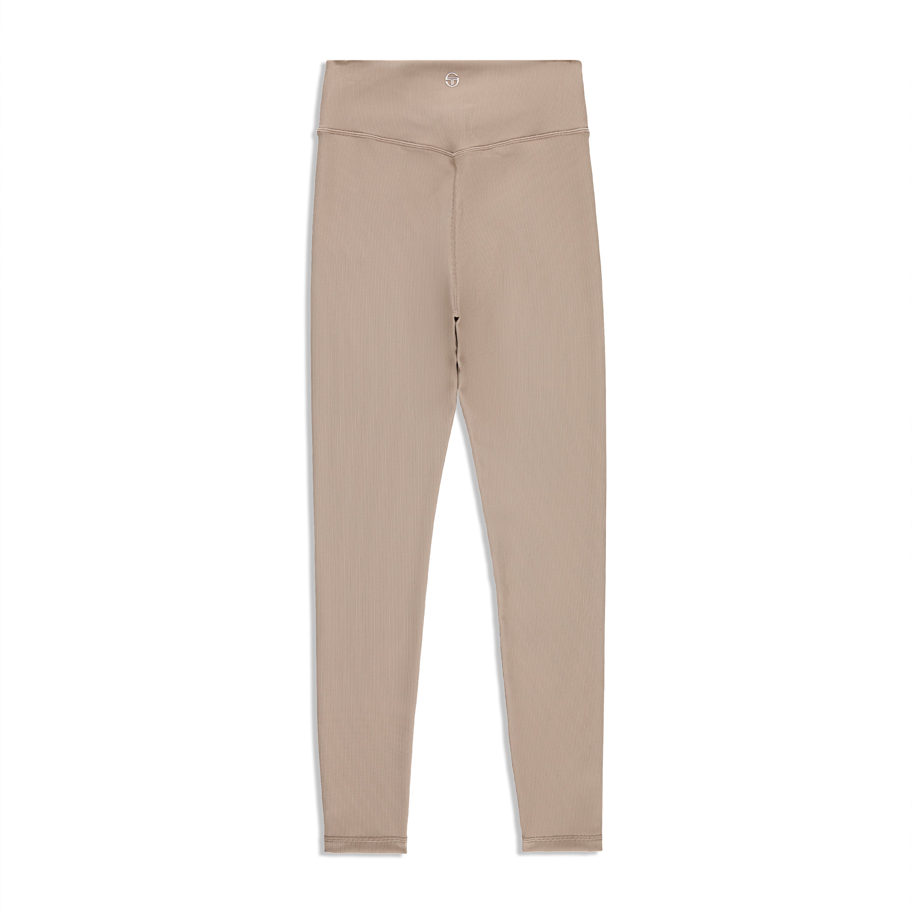 Giulia High Waist Leggings for Women - Soft Stretchy Yoga Pants in Taupe Grey - Perfect for Workouts, Running & Lounge Wear