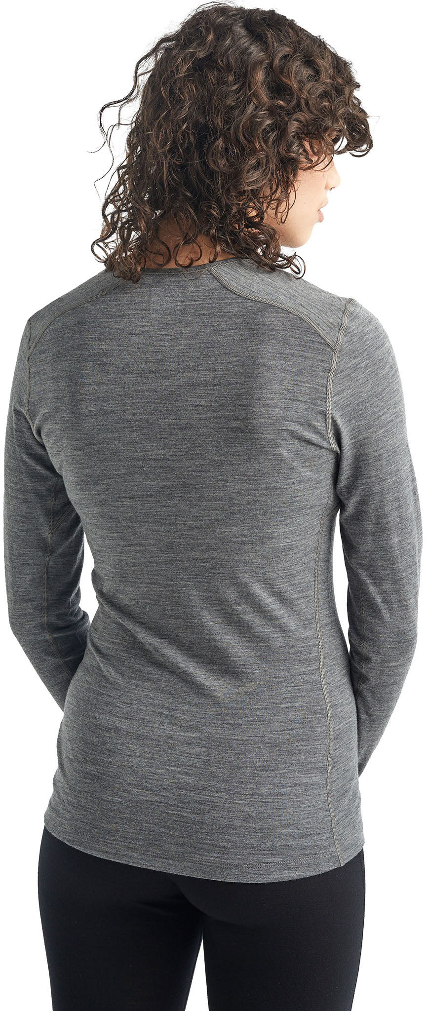 200 Oasis Long Sleeve Crewneck T-Shirt for Women - Soft Cotton Comfort Fit Casual Top - Perfect for Everyday Wear, Layering & Office Outfits