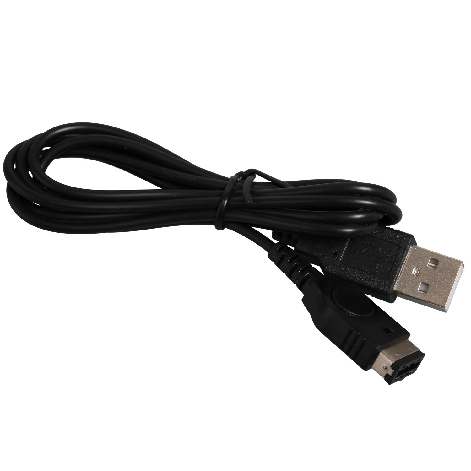 eJiasu 1.2m (3.9ft) USB Charger Cable - 10 Pack Black Charging Cord Compatible with Nintendo DS/NDS, Gameboy Advance SP/GBA SP | Fast Data Sync & Power Charge | Perfect for Gaming, Travel & Home Use