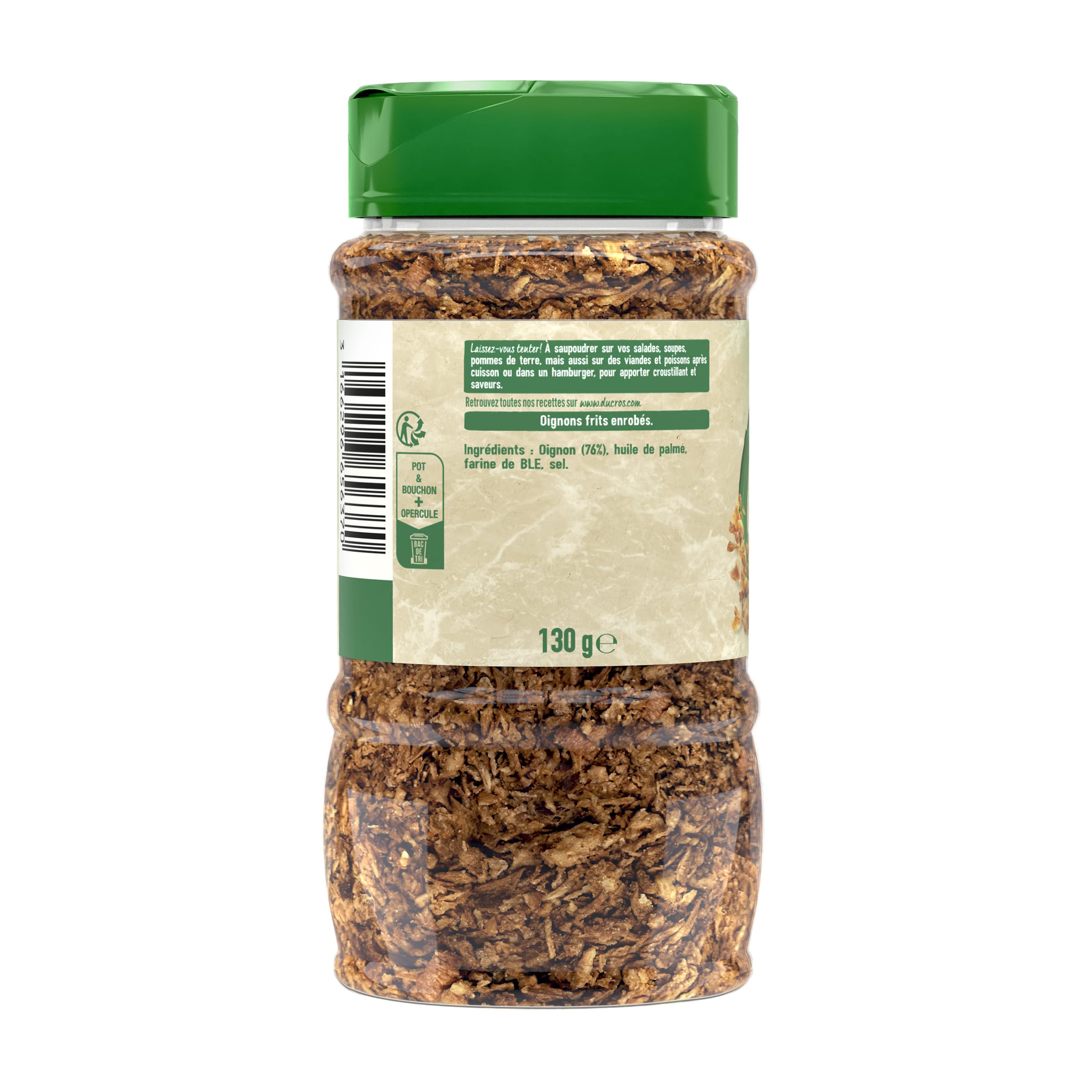 DUCROS Crispy Fried Onions 130g - Premium French Onion Topping for Salads, Soups, Burgers & Casseroles