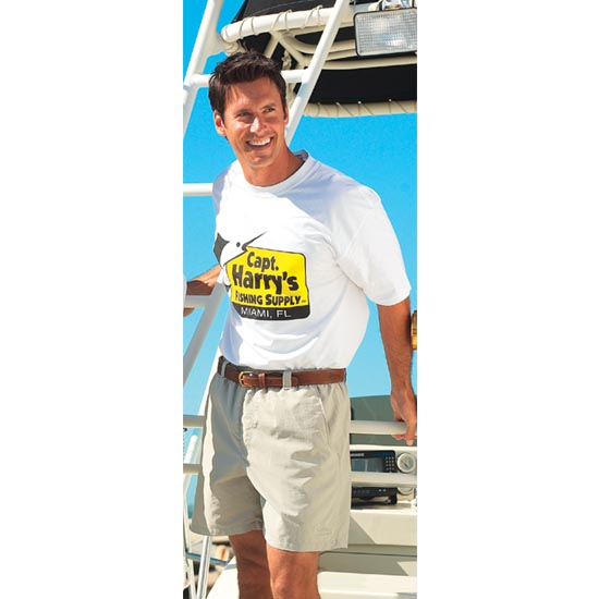 Capt. Harry's Short Sleeve Billboard T-Shirt | Premium Cotton Graphic Tee for Men | Casual Wear & Summer Outfits