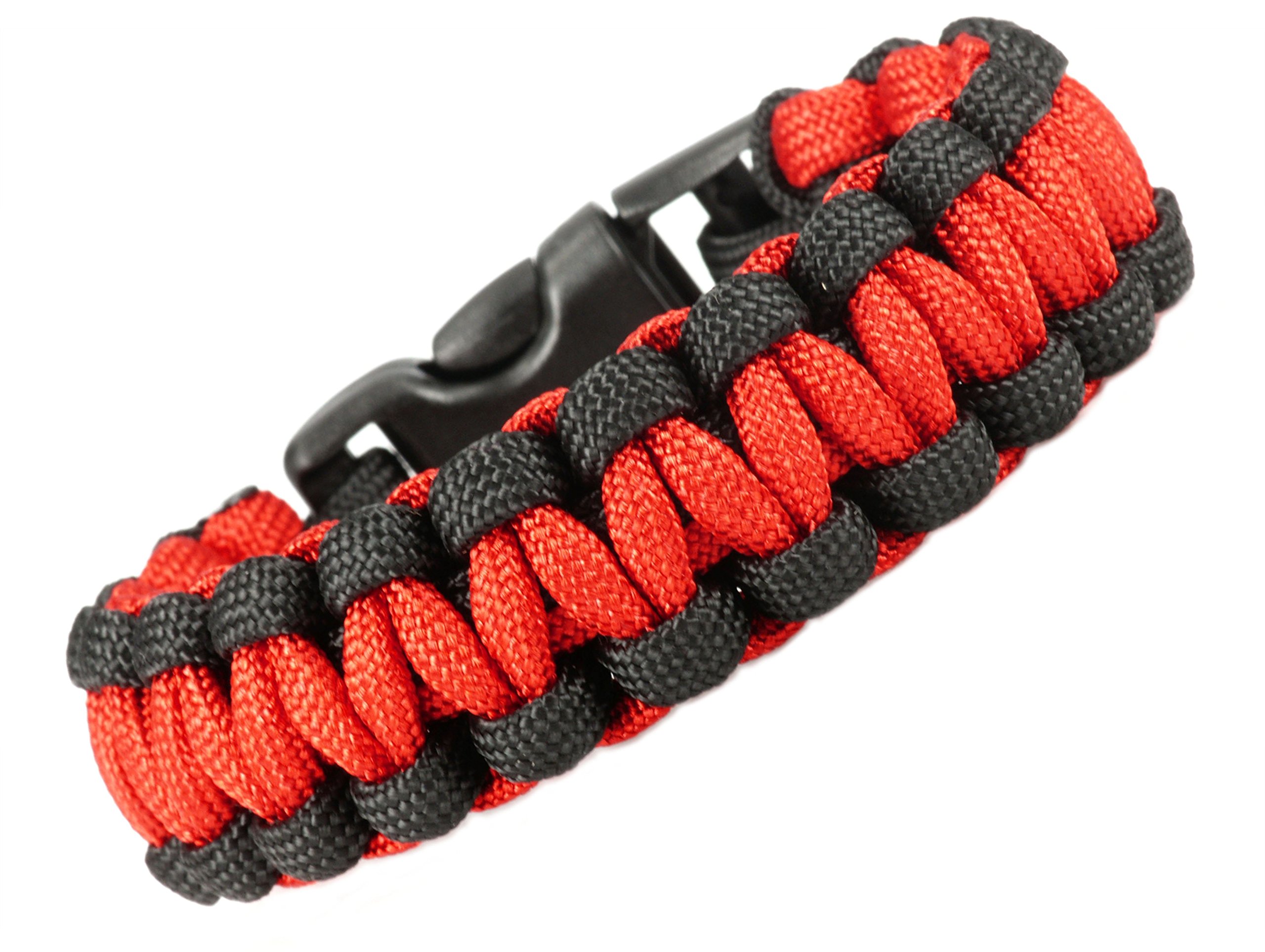 Best Survival Paracord Bracelet 6-6.5 Inch | Tactical Outdoor Gear for Camping, Hiking & Emergency Preparedness | Multiple Colors Available