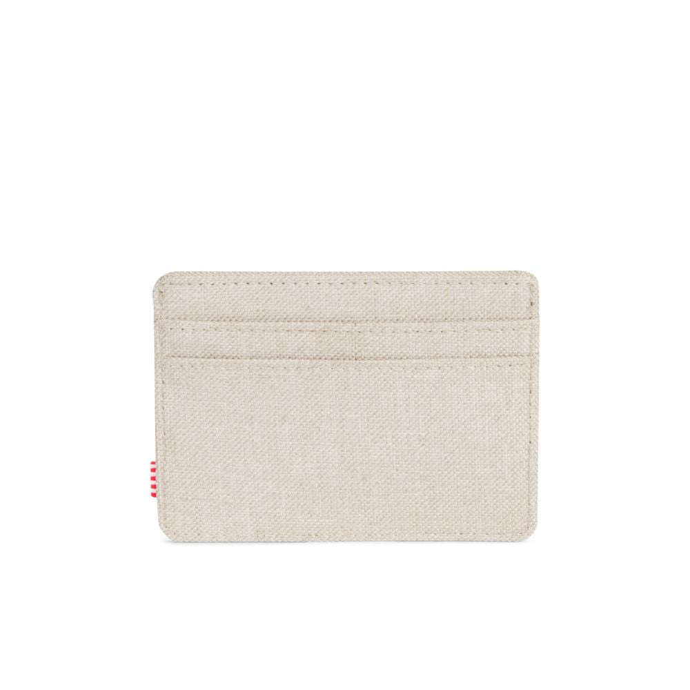 Herschel Charlie Wallet - Light Khaki Crosshatch Slim RFID Blocking Bifold Wallet for Men | Perfect for Everyday Carry, Travel & Business Use