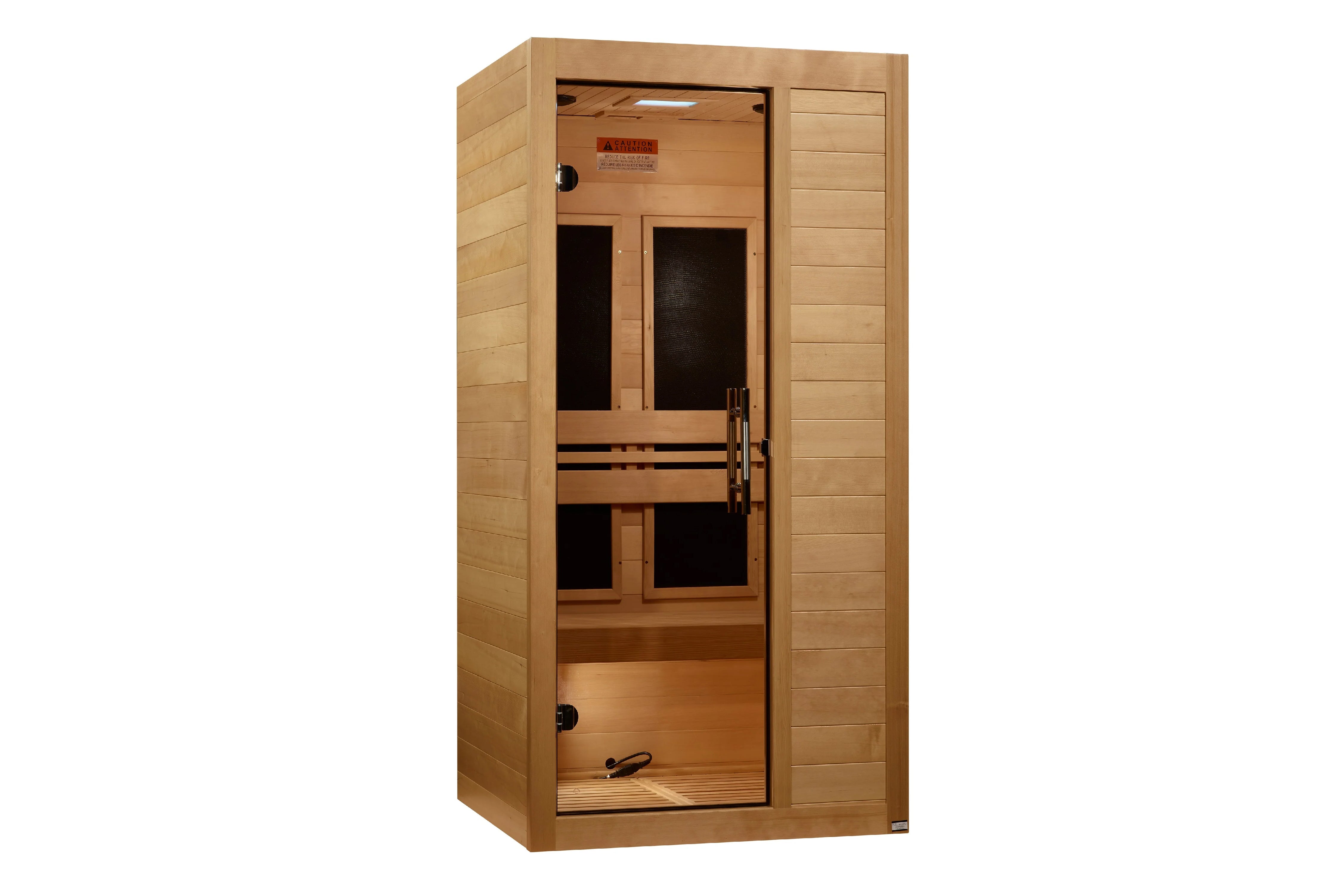 Maxxus S Line 1-2 Person Low EMF FAR Infrared Sauna for Home Spa, Detox & Relaxation - Perfect for Small Spaces & Wellness Therapy