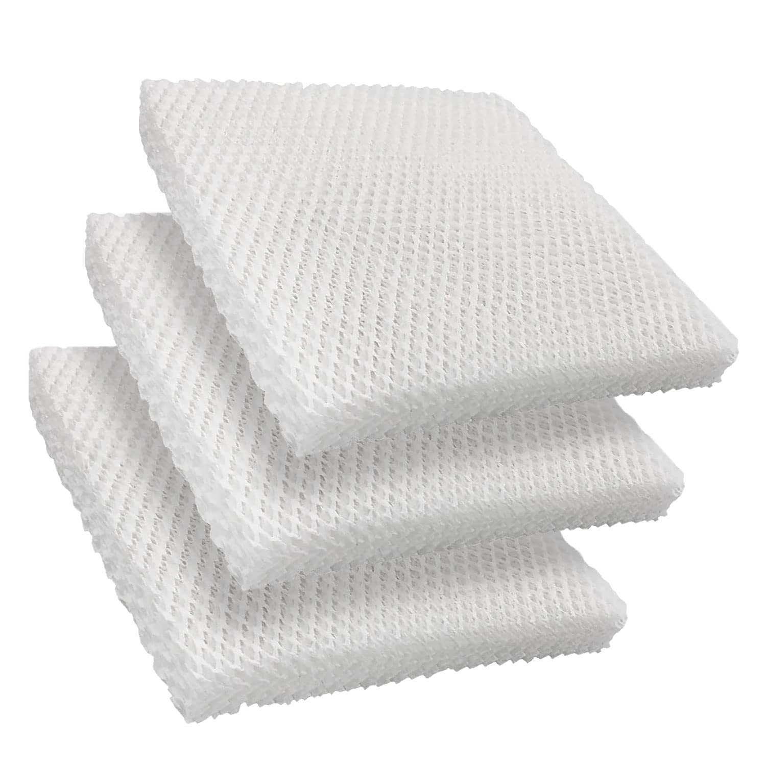 3-Pack Humidifier Filter Replacement Wick Pads - Compatible with Honeywell HAC-801, HCM-88C, HCM-3060, Duracraft DH-800 & More - Essential for Clean Air & Moisture in Bedrooms, Offices & Nurseries