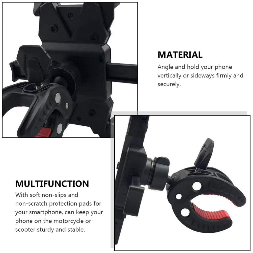 Bike Phone Holder for Motorcycle & Cycling - Handlebar Mount for Safe Riding
