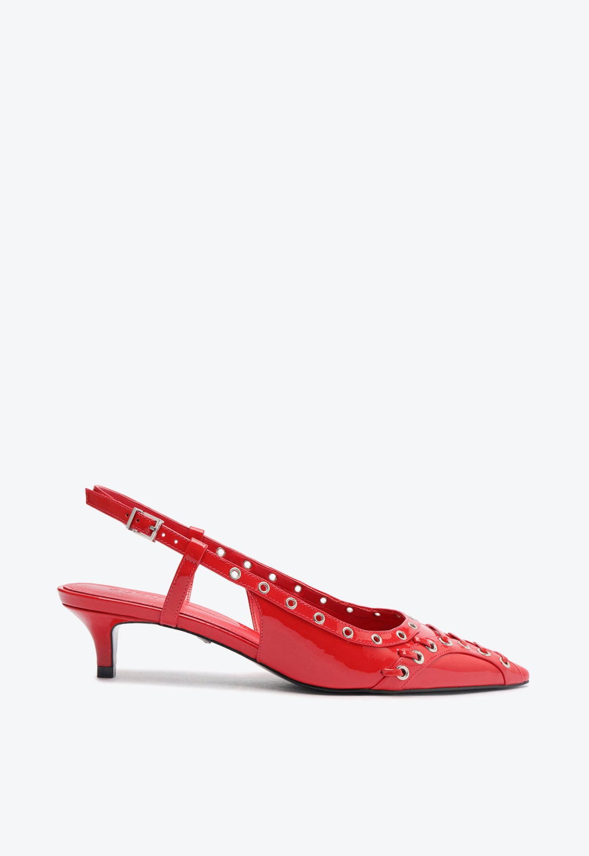 Ruth Mid Heel Patent Leather Pumps for Women - Comfortable Office & Party Shoes - Perfect for Work, Weddings, and Special Occasions
