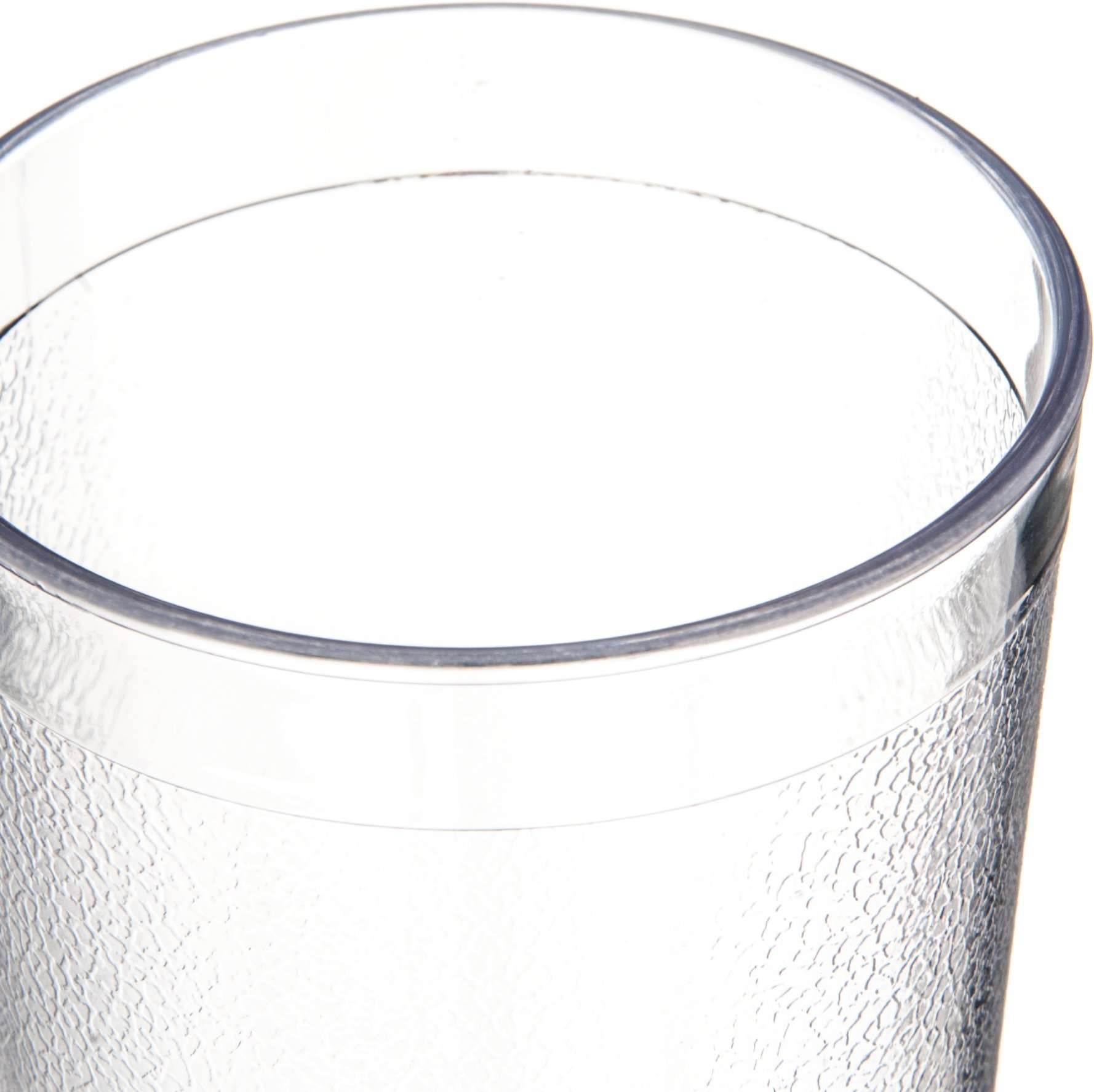 Carlisle 12 oz Clear Plastic Tumblers - Shatterproof & Stackable Drinking Glasses (Pack of 72) for Restaurants, Cafes, and Catering Events