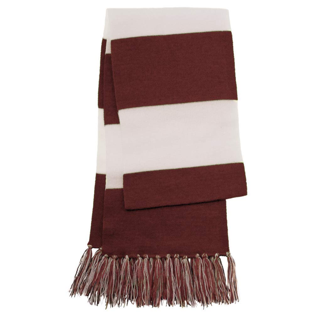 CrazyDaisyWorld Team Color Spectator Scarf - Soft & Warm Sports Fan Scarf for Football, Soccer, Basketball Games - Perfect for Christmas Gifts & Outdoor Winter Events