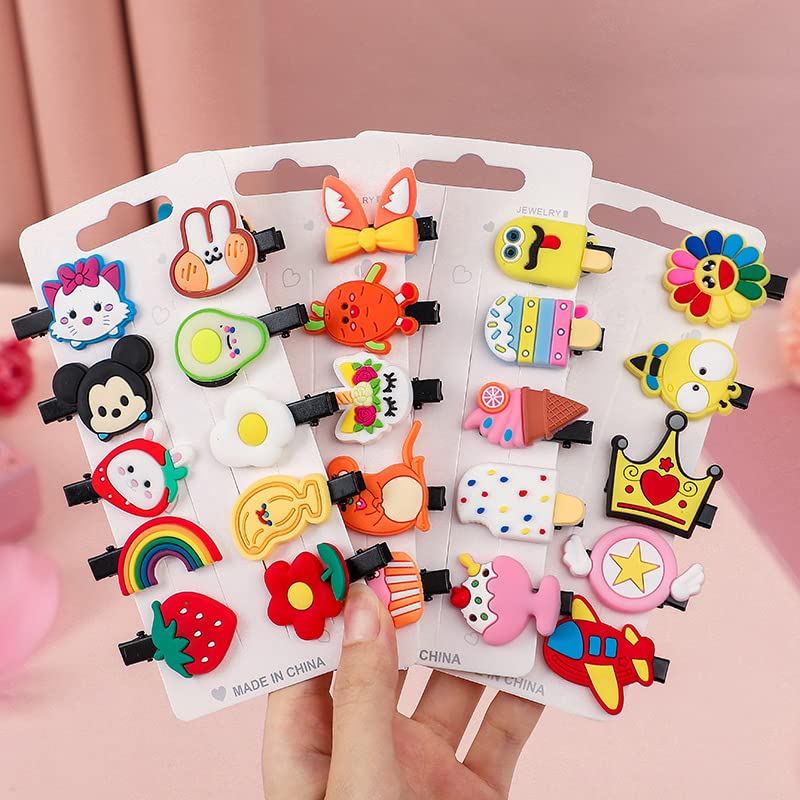 Panaakhi 10-Piece Mix Design Hair Clips Set for Girls - Cute Barrettes & Hairpins for Toddlers, Kids & Baby | Perfect for School, Parties & Daily Hair Accessories