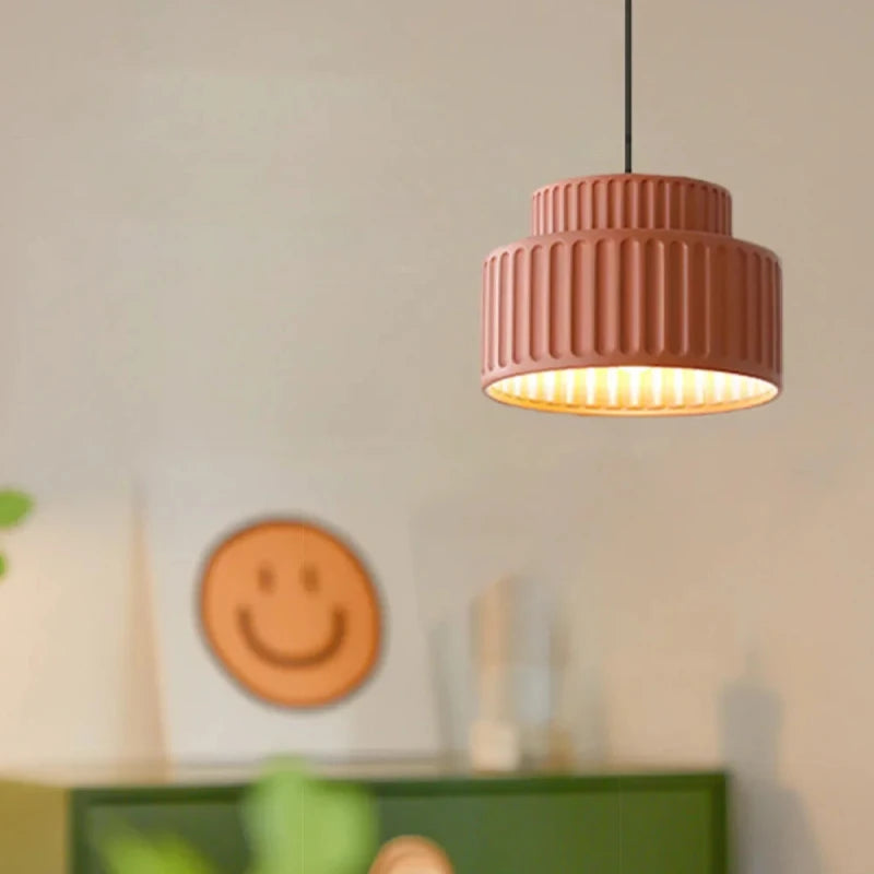 Batiste Rigged Texture LED Pendant Light - Modern Industrial Ceiling Lighting for Kitchen Island, Dining Room & Bedroom