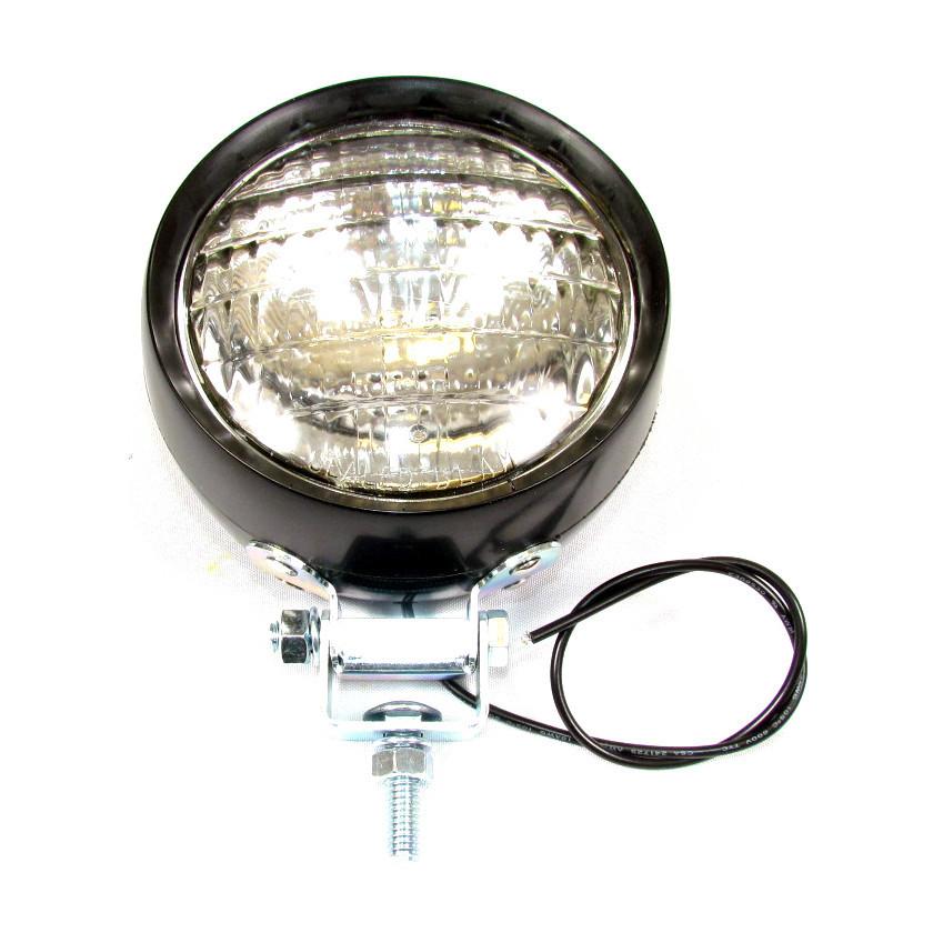 Fortpro 4-3/4 Inch Round Work Light with Clear Lens & Durable Rubber Housing - F235269 | Ideal for Automotive Repair, Construction Sites & Emergency Lighting