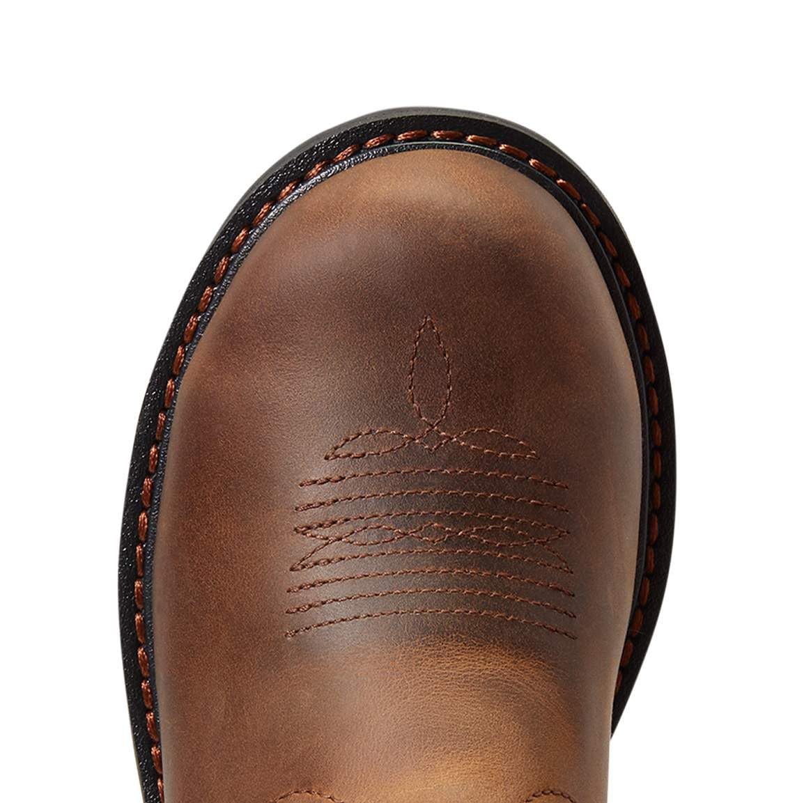 Ariat Women's Fatbaby Steel Toe Pull-On Work Boots - Comfortable & Durable for Construction, Farming & Outdoor Work