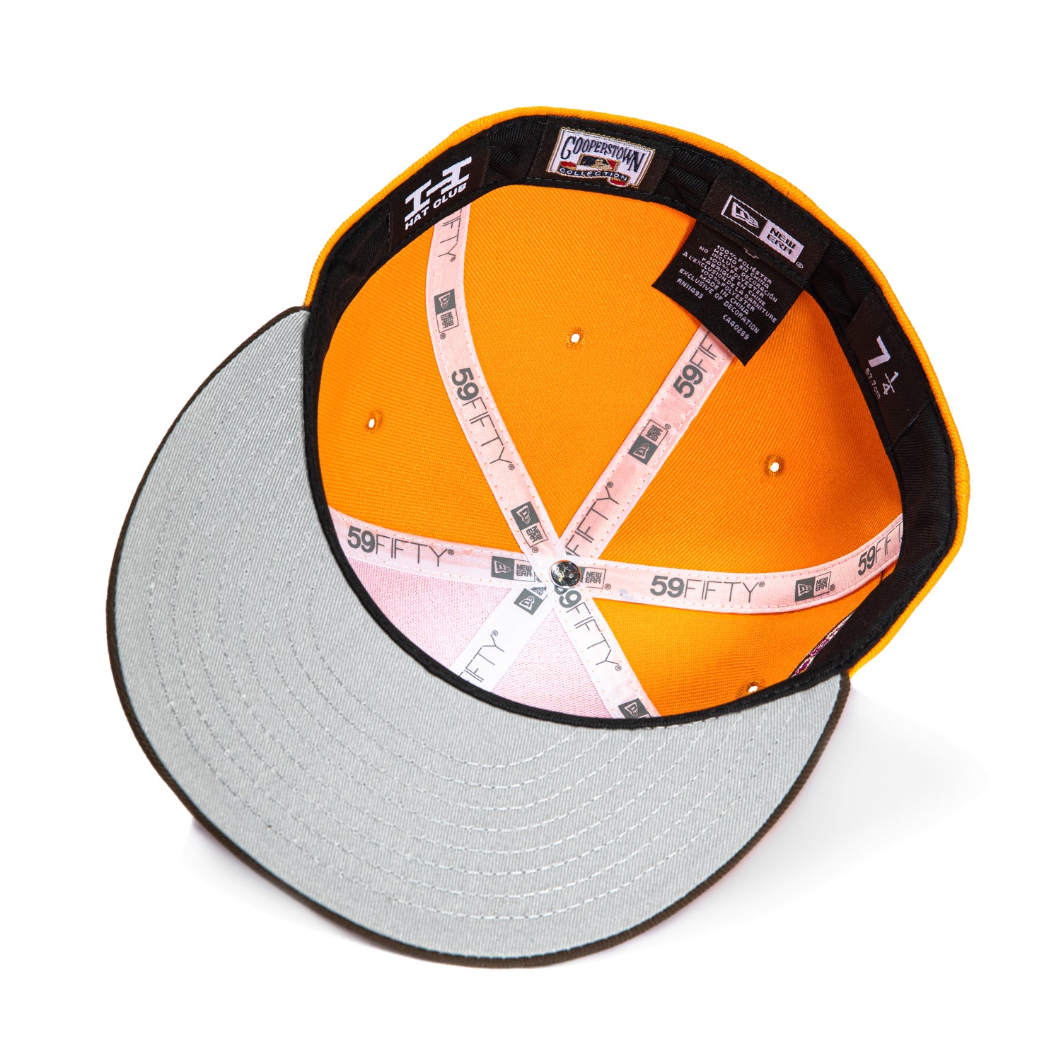 New Era 59Fifty Baltimore Orioles 50th Anniversary Patch Alternate Baseball Cap - Light Orange & Green - MLB Fan Gear for Games & Collectors