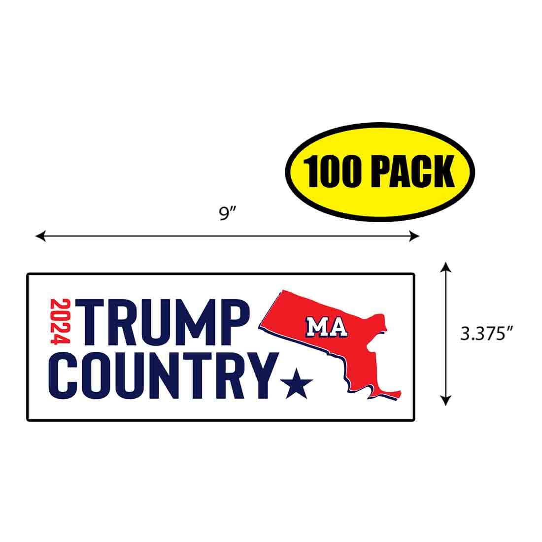 Trump Country Vinyl Sticker Decal (3.37