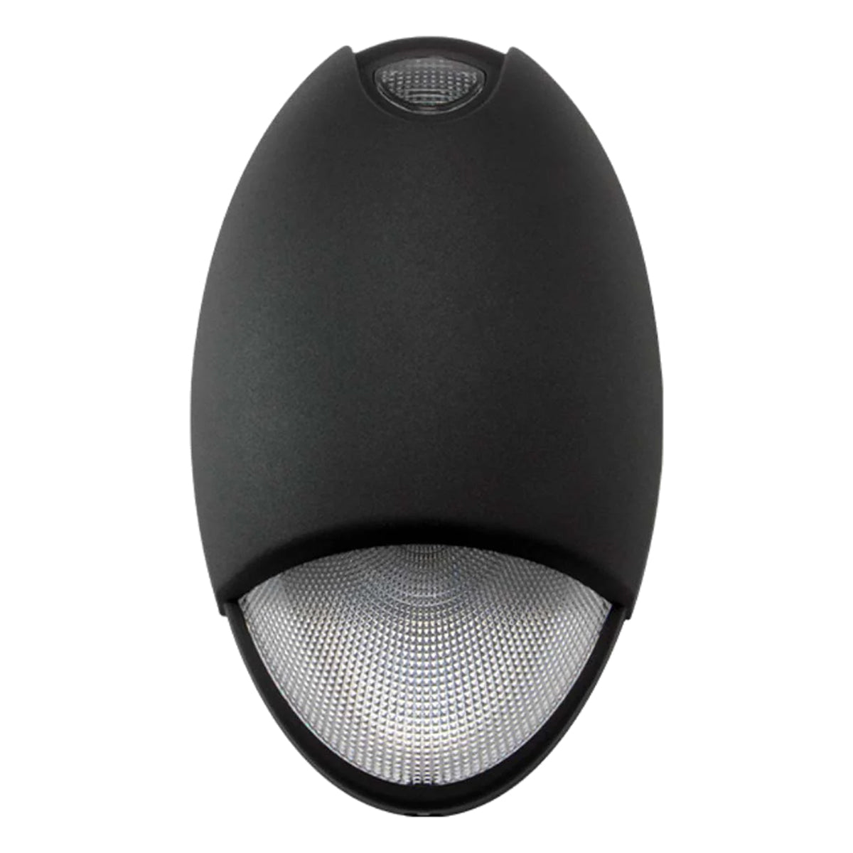 11W LED Emergency Light for Indoor/Outdoor Use - 120-277V Dusk to Dawn Sensor - Black - Ideal for Buildings, Warehouses, and Parking Lots
