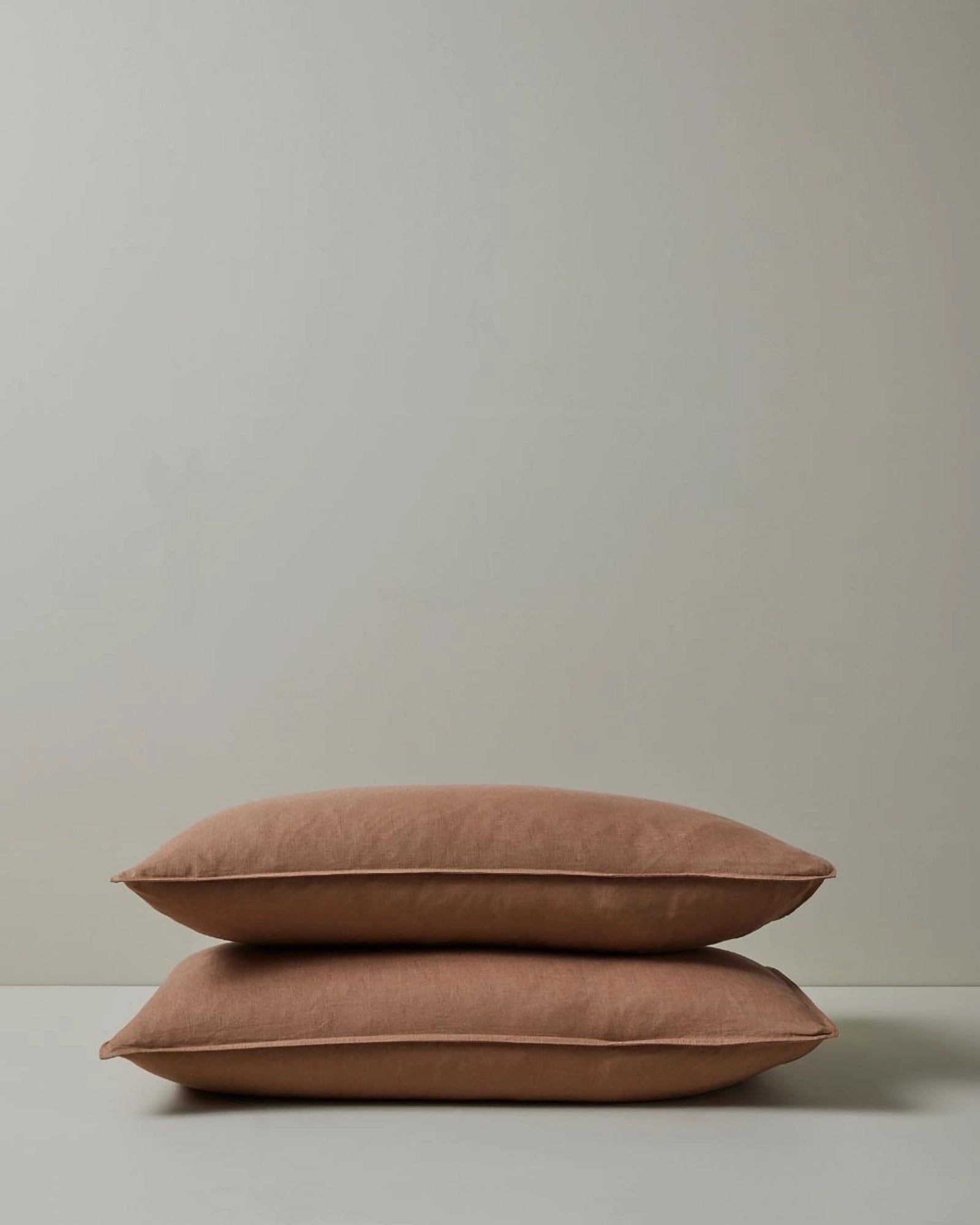 Premium Ravello Pillowcase Set - Soft & Breathable Biscuit Color - 2 Pack Luxury Bedding for Home, Hotel & Airbnb - Perfect for Master Bedroom, Guest Room & Travel